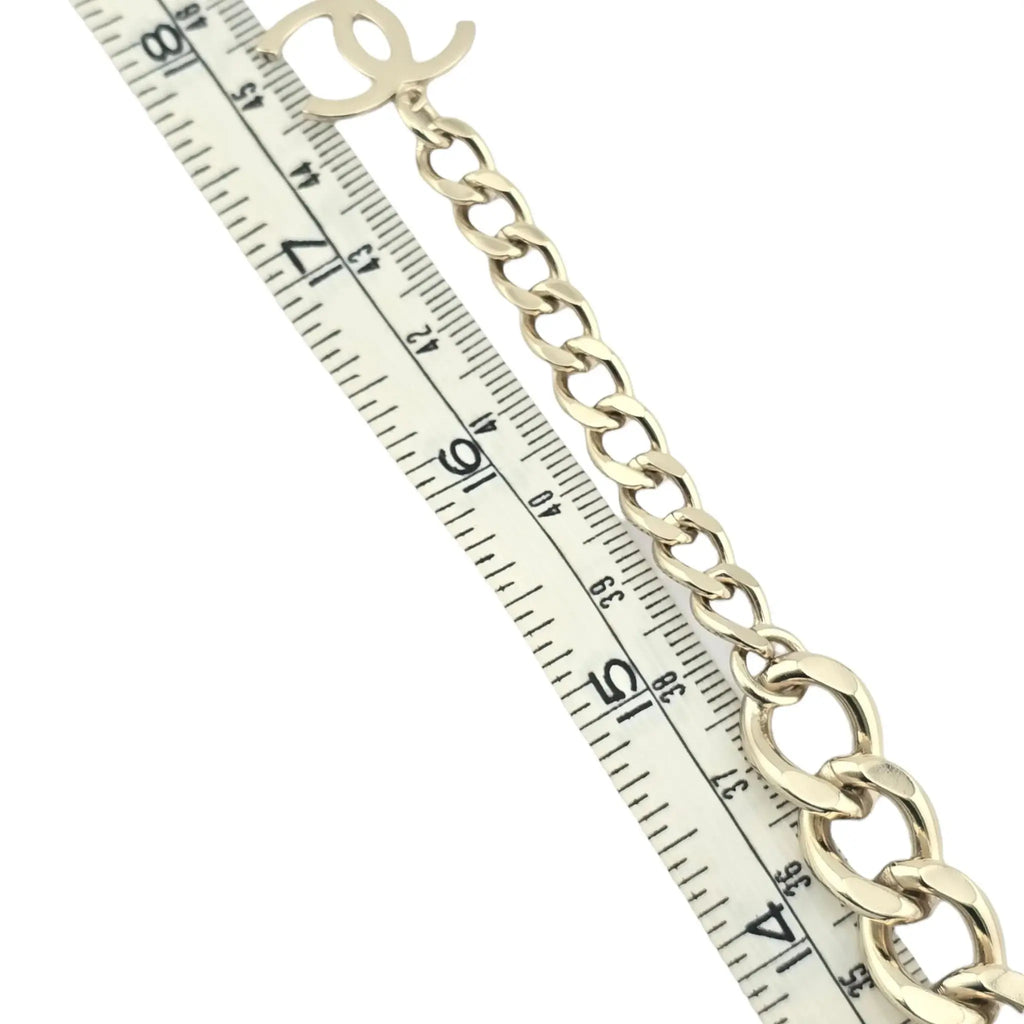 Chanel Gold Black Chain Necklace 2025 CHANEL