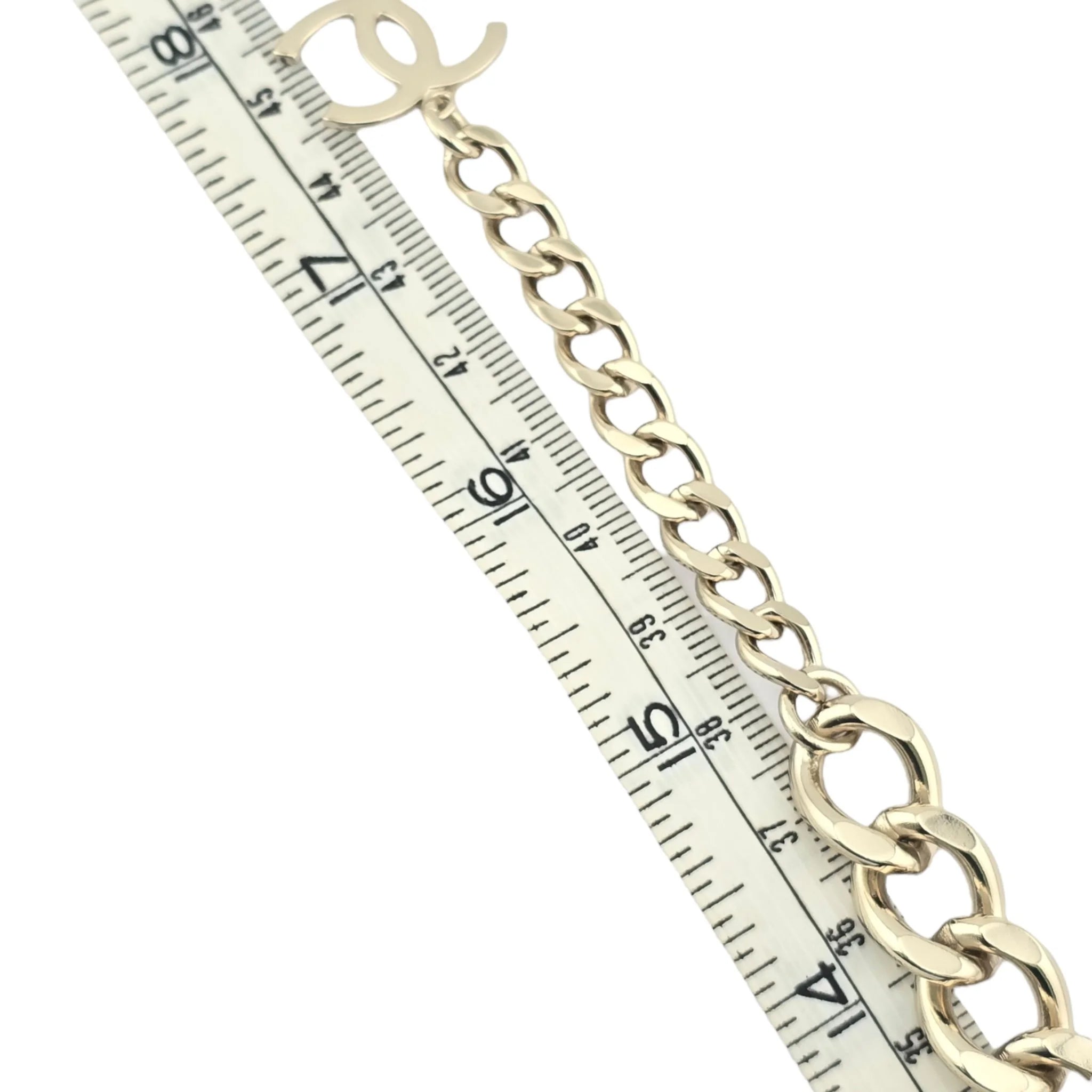 Chanel Gold Black Chain Necklace 2025 CHANEL