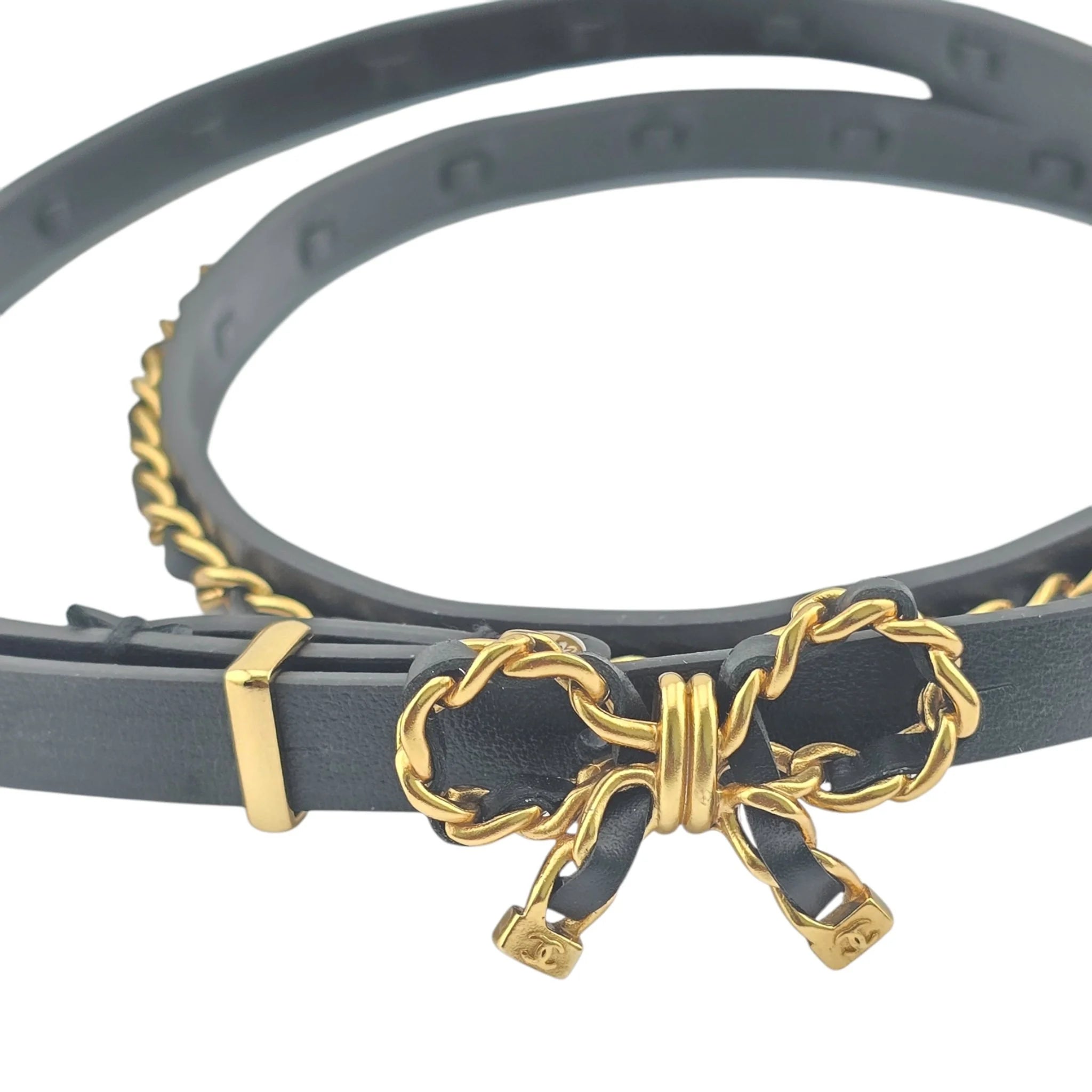 Chanel CC A22 Bow Chain Belt CHANEL
