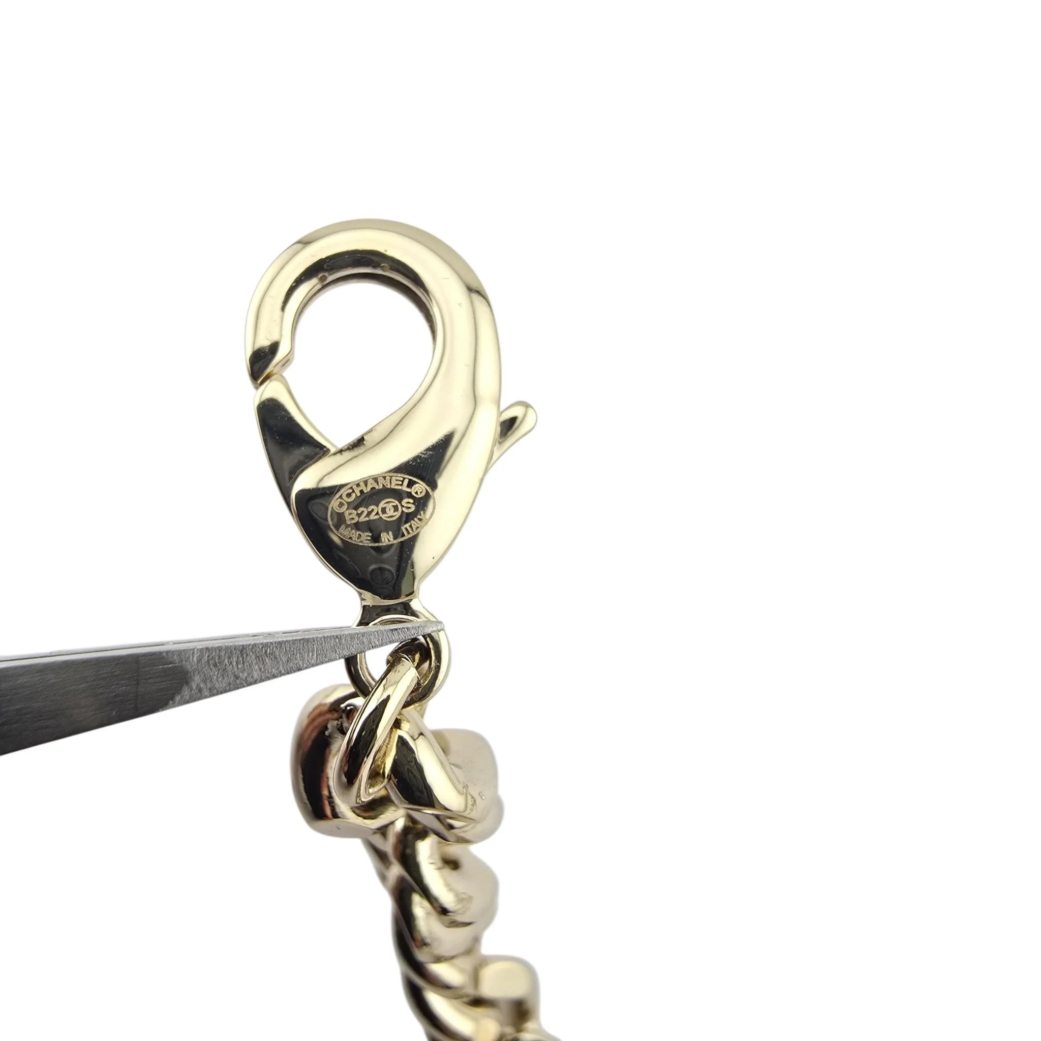 Chanel CC Logo Gold Metal Enamel Choker Necklace 2022 CHANEL