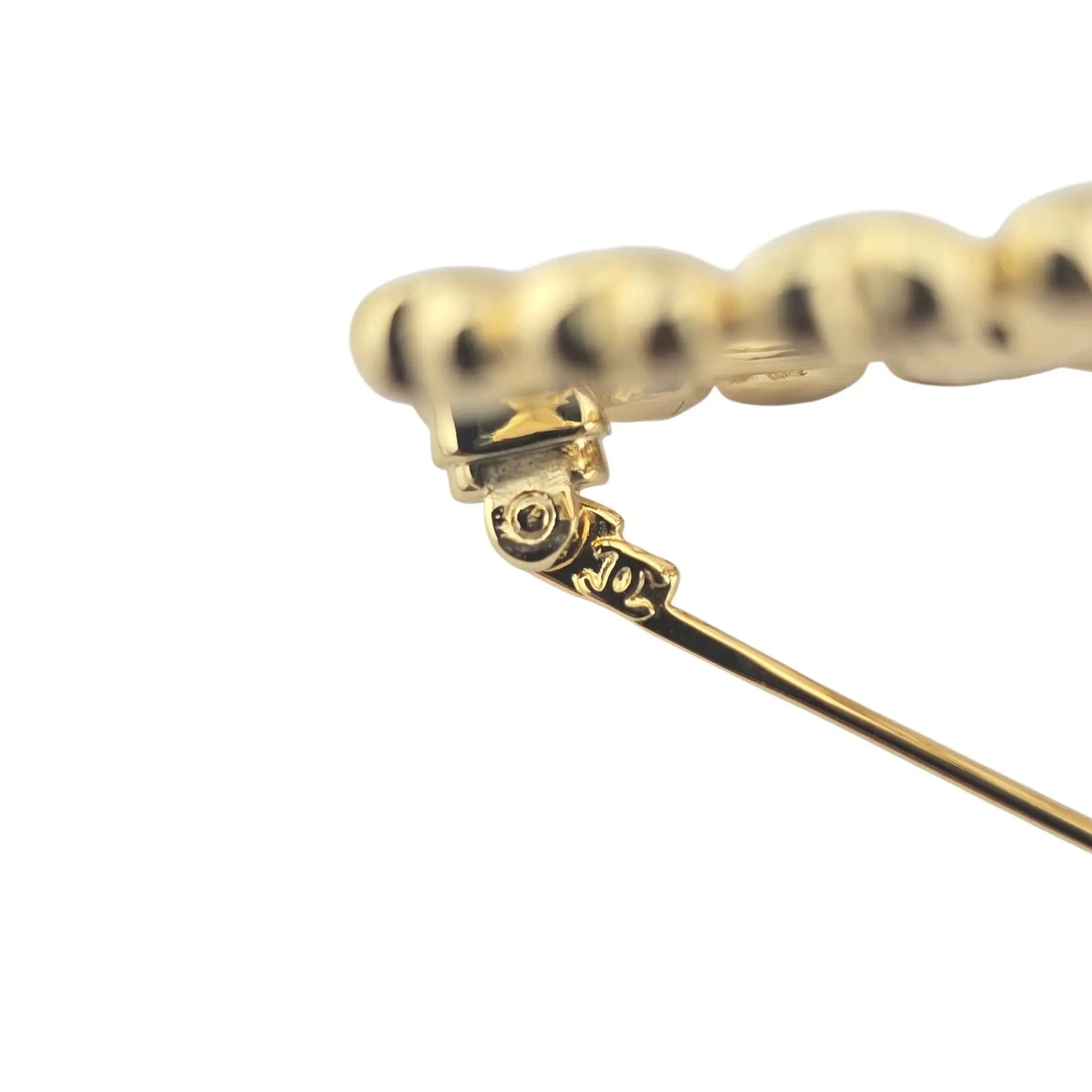 Chanel CC Metal Gold Hearts Brooch 2023 CHANEL