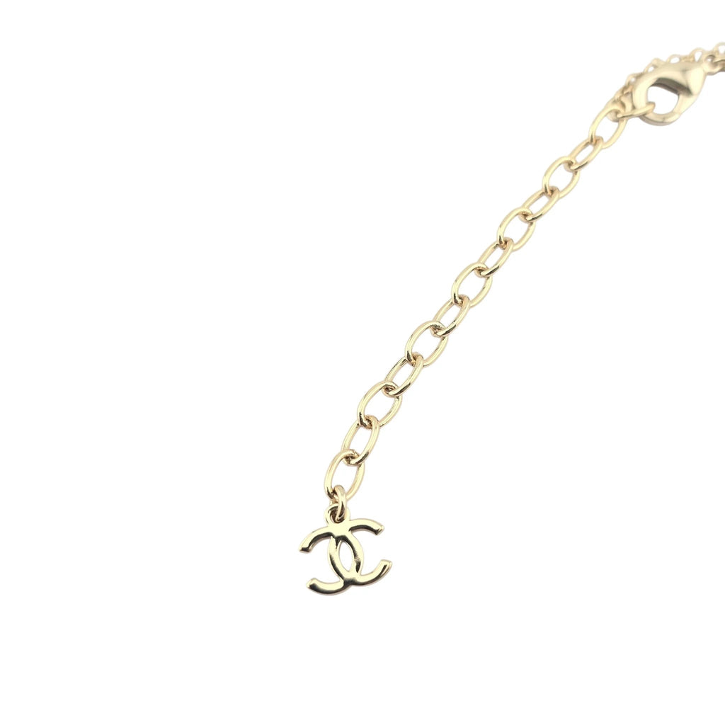 Chanel CC Deer Pendant Gold Necklace 2025 CHANEL