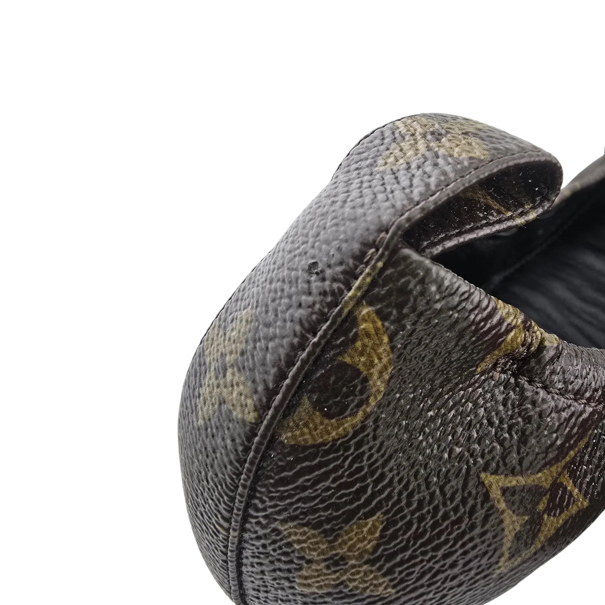 Louis Vuitton LV Brown Canvas Monogram Ballet Flats 39 LOUIS VUITTON
