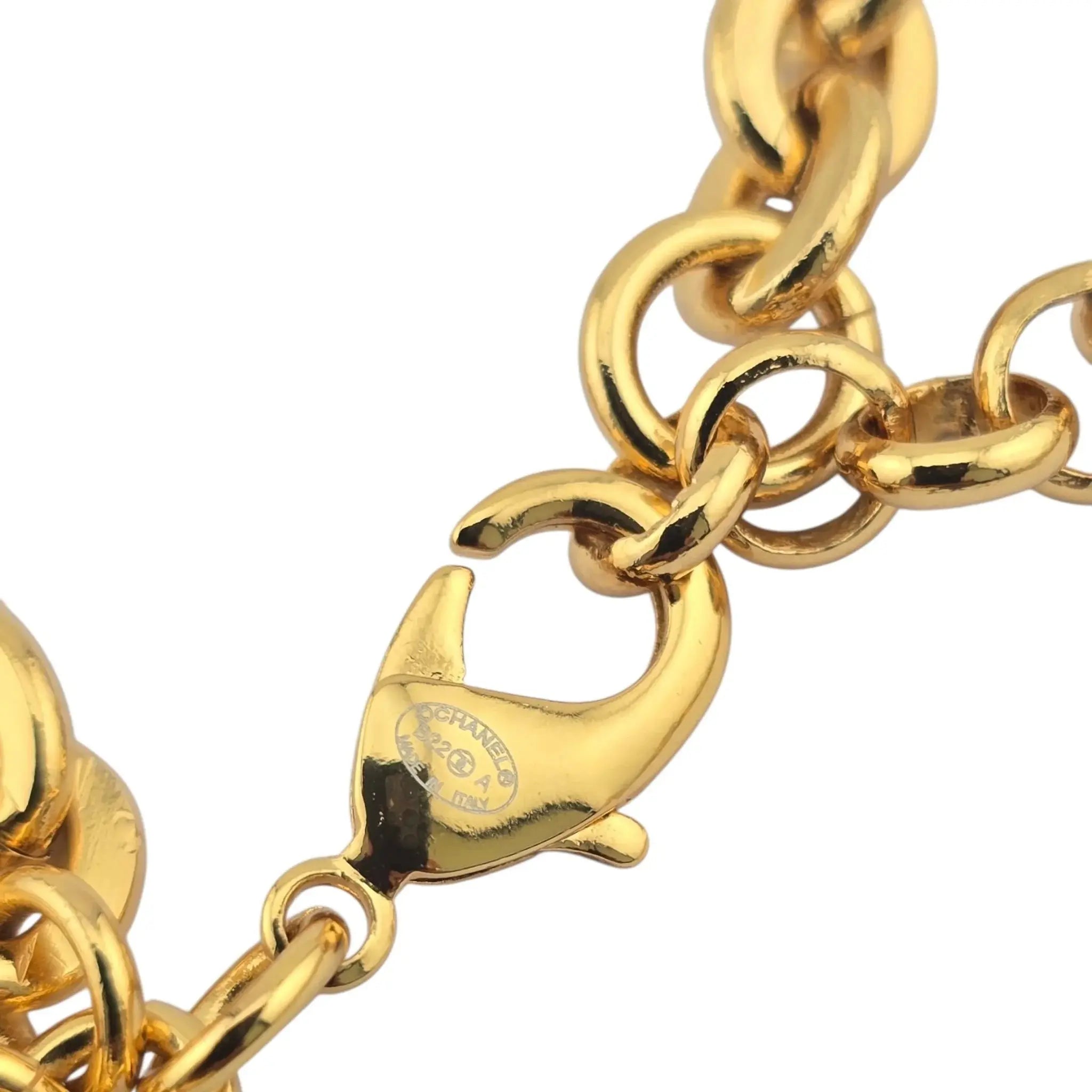 Chanel CC 31 Rue Cambon Door Belt Gold CHANEL