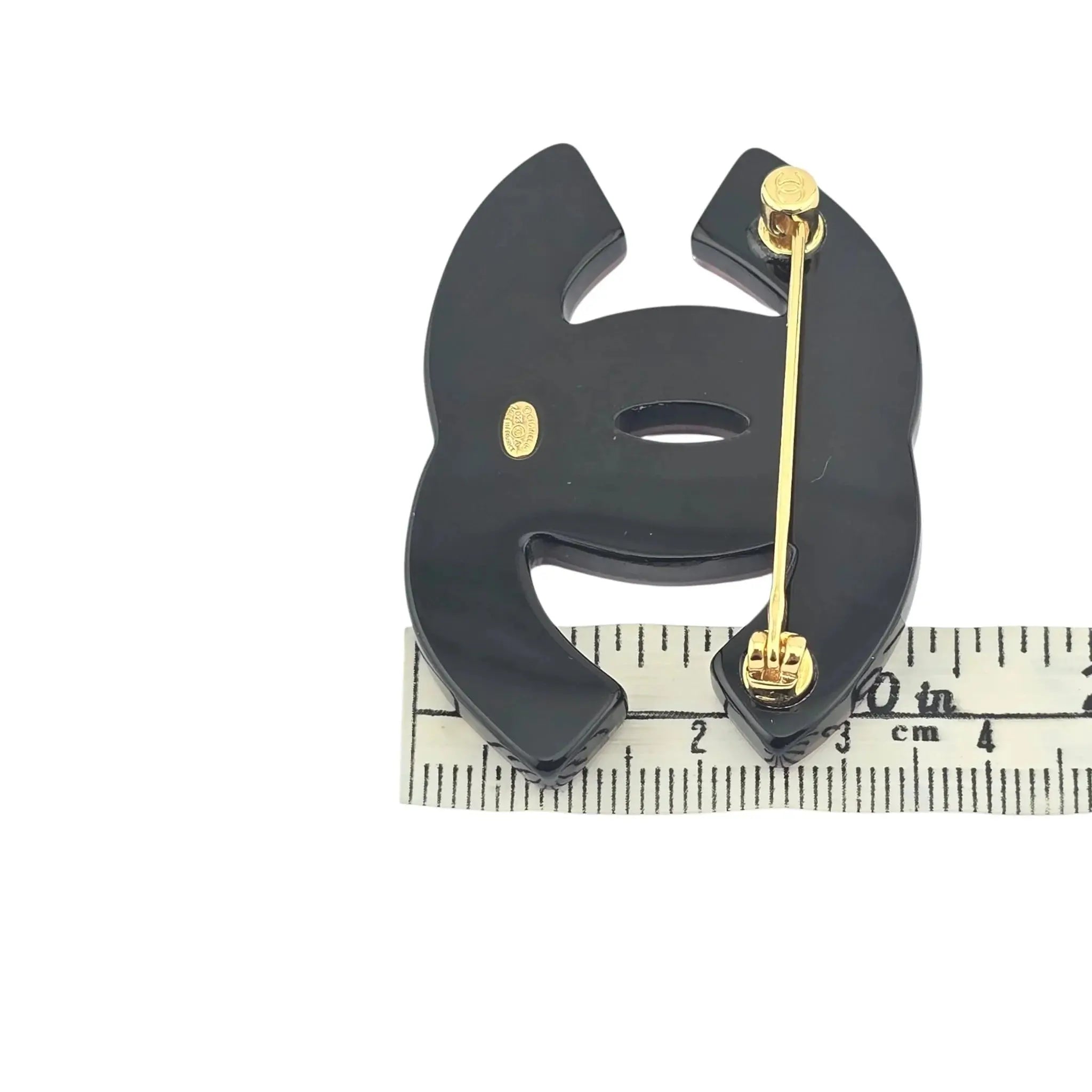 Chanel CC Resin Pink Brooch 2023 CHANEL