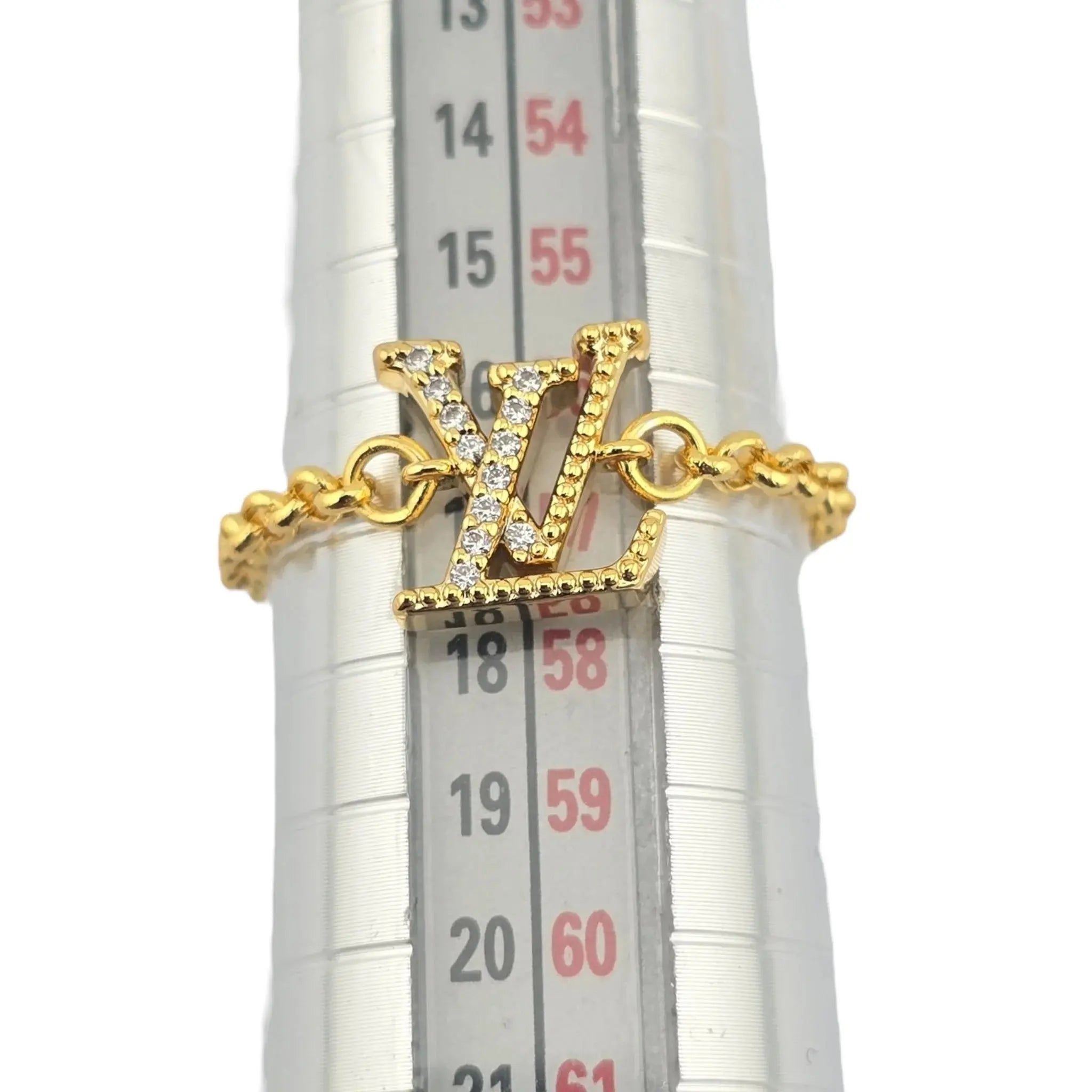 Louis Vuitton LV Lady Ring Set Gold LOUIS VUITTON