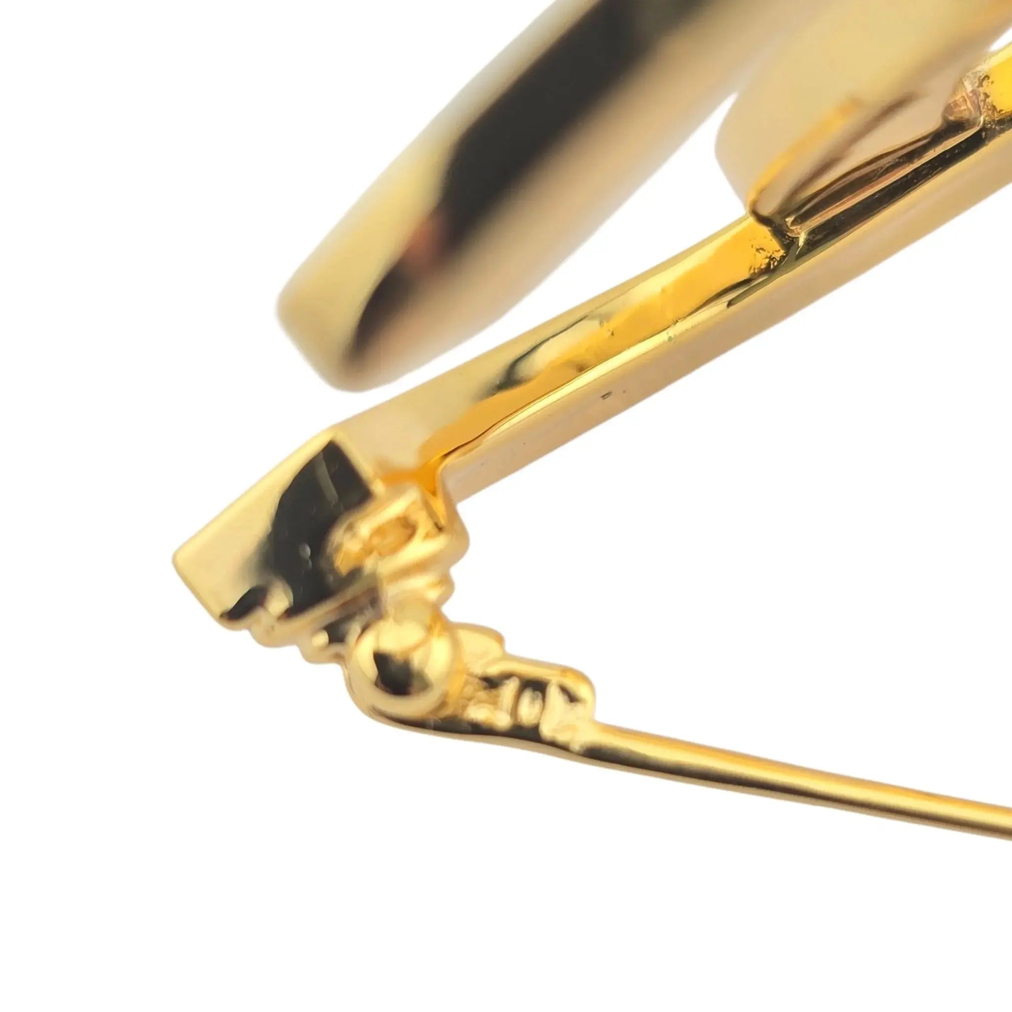 Chanel CC Metal Paris Button Large Brooch Gold 2020 CHANEL