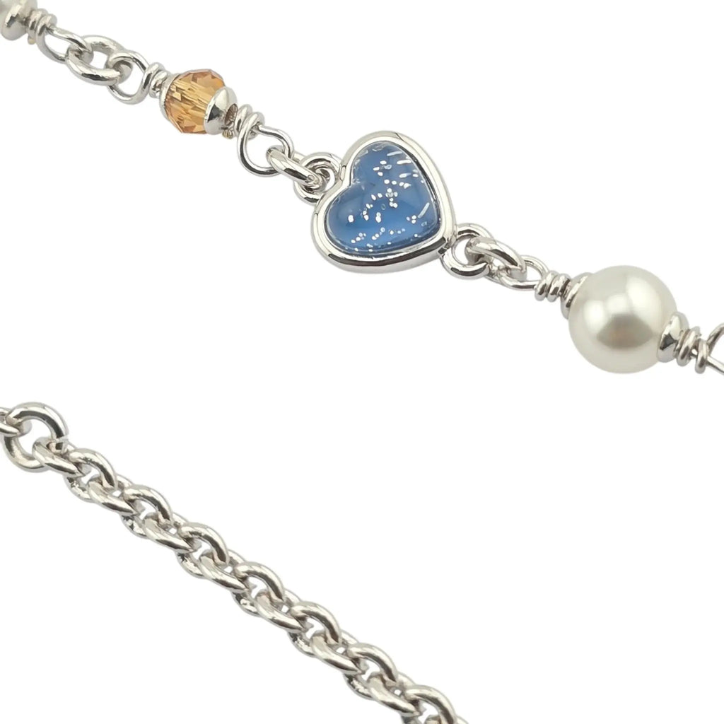 Chanel CC Long Necklace Heart Pendants 2025 CHANEL