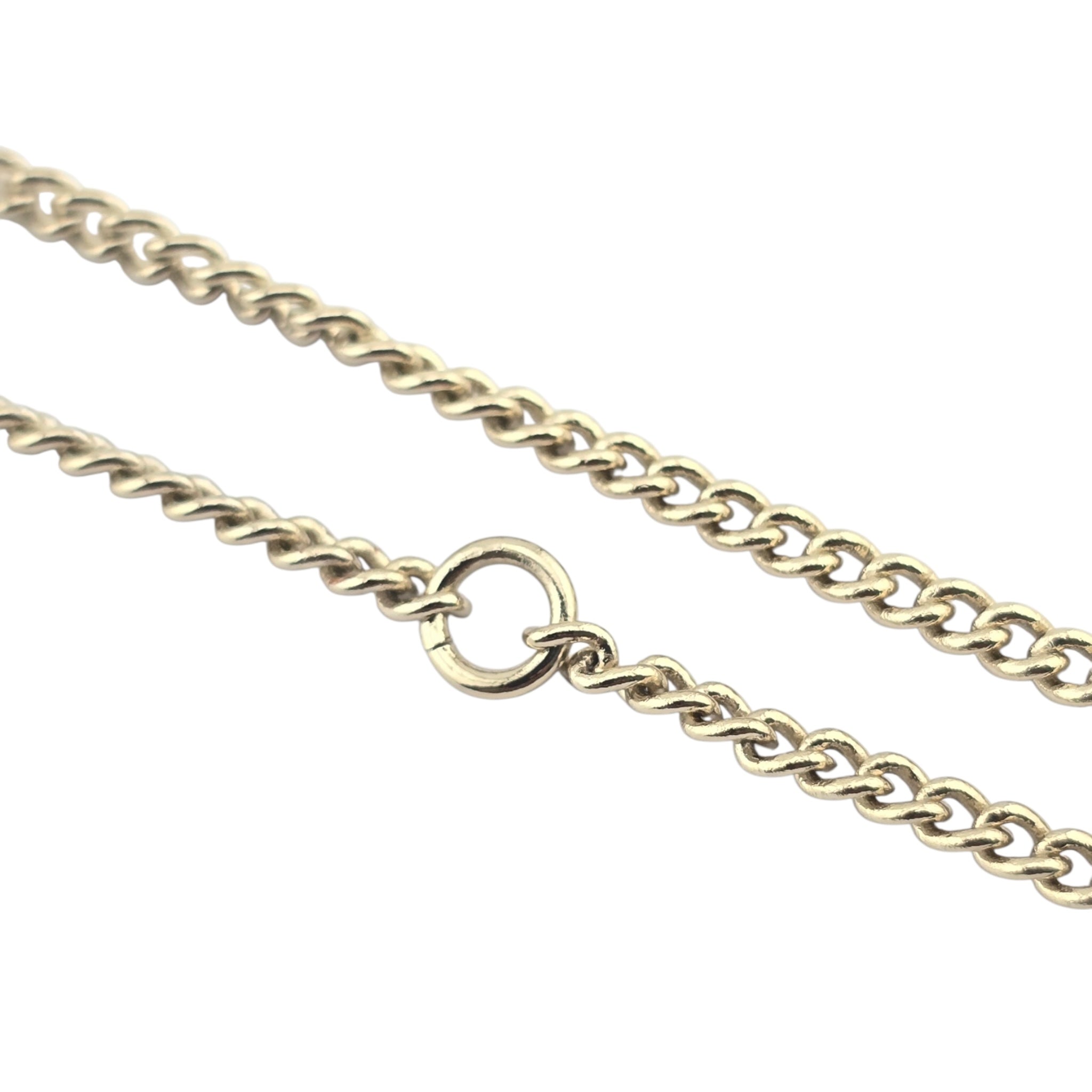 Chanel CC Round Gold Pendant Necklace 2025 CHANEL