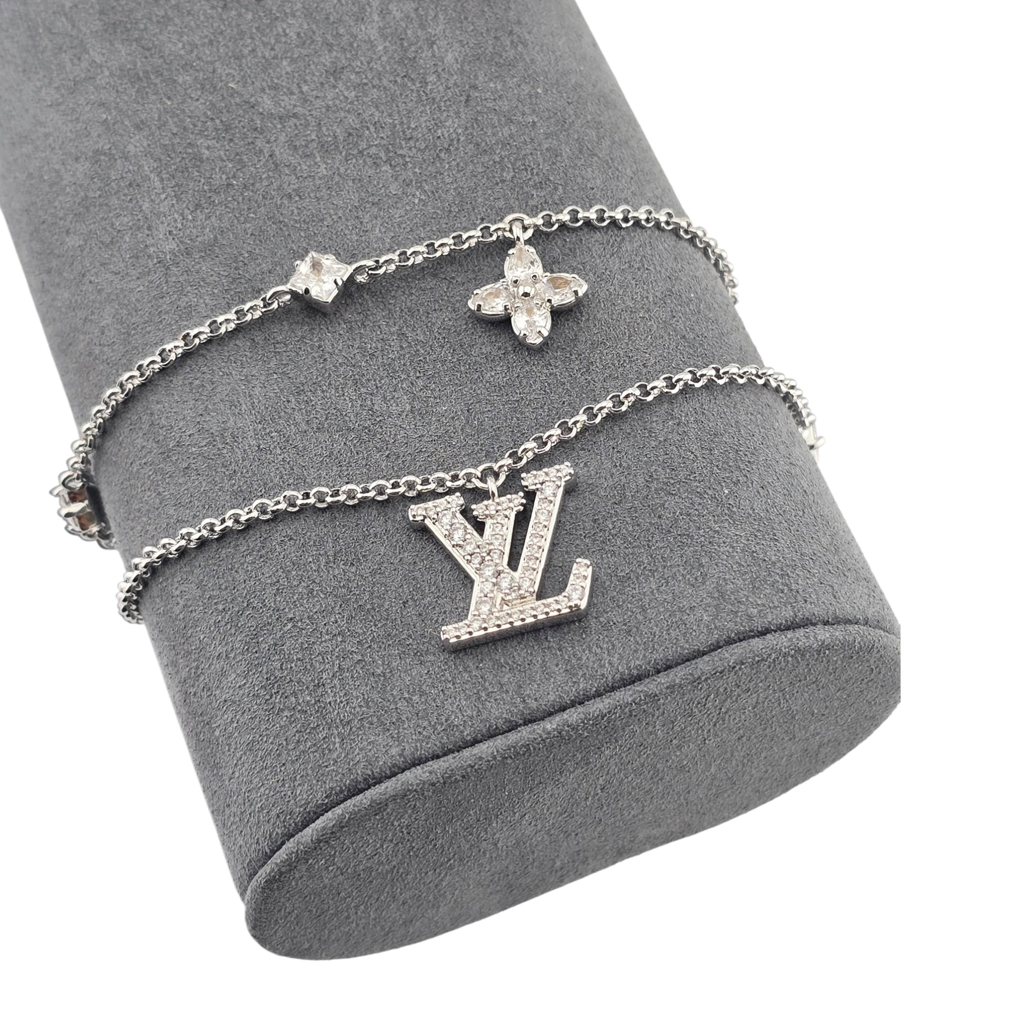 Louis Vuitton Lady LV Silver Bracelet LOUIS VUITTON
