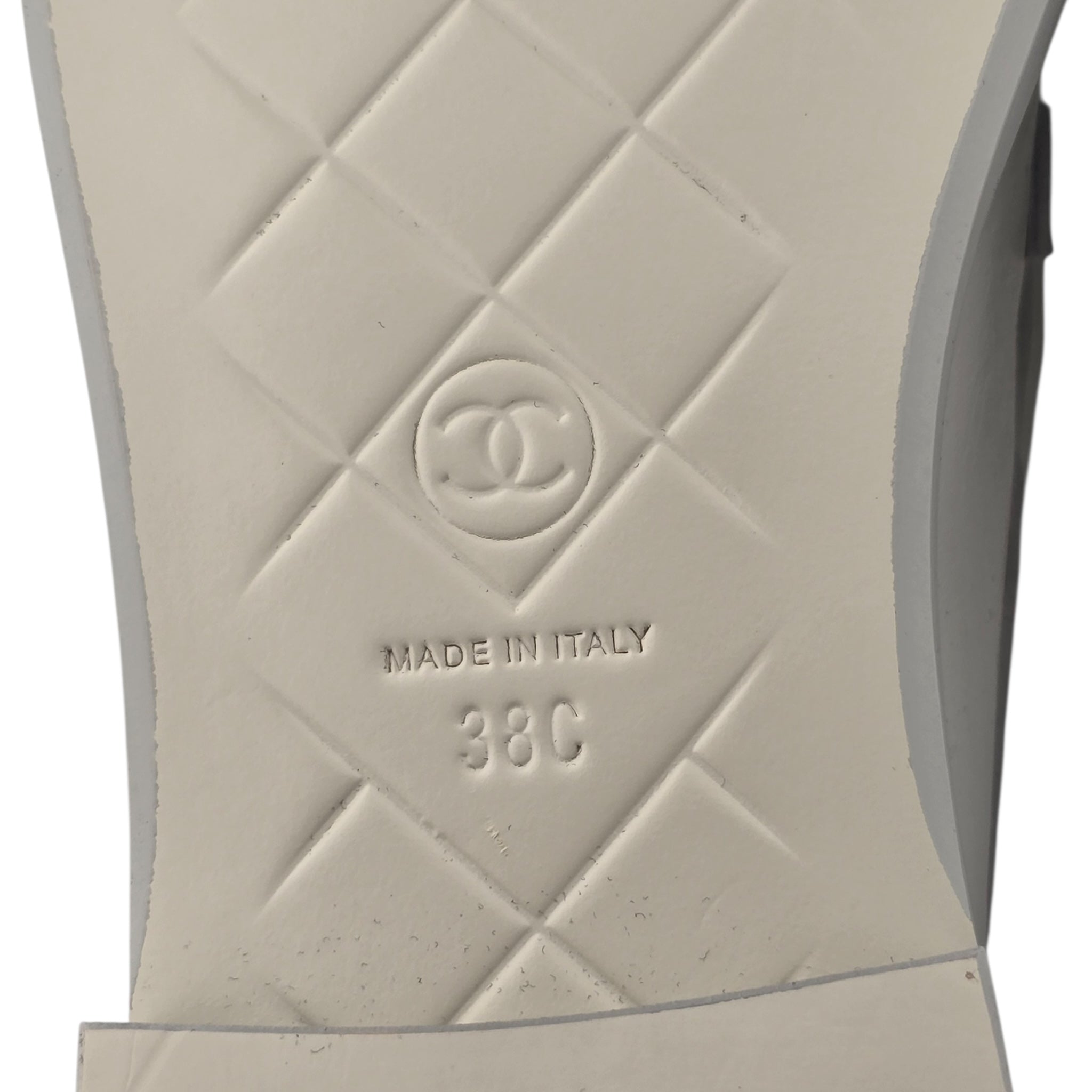 Chanel CC Lambskin Quilted Turnlock Patent Loafers 