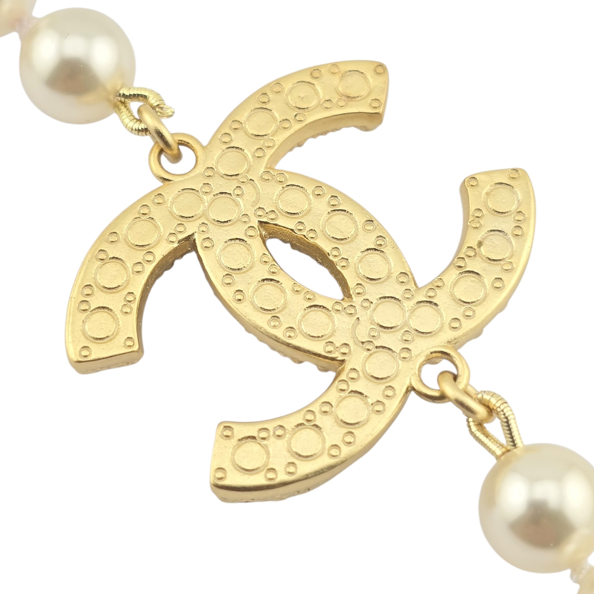 Chanel CC Faux Pearl 100 Anniversary Necklace 2021 CHANEL