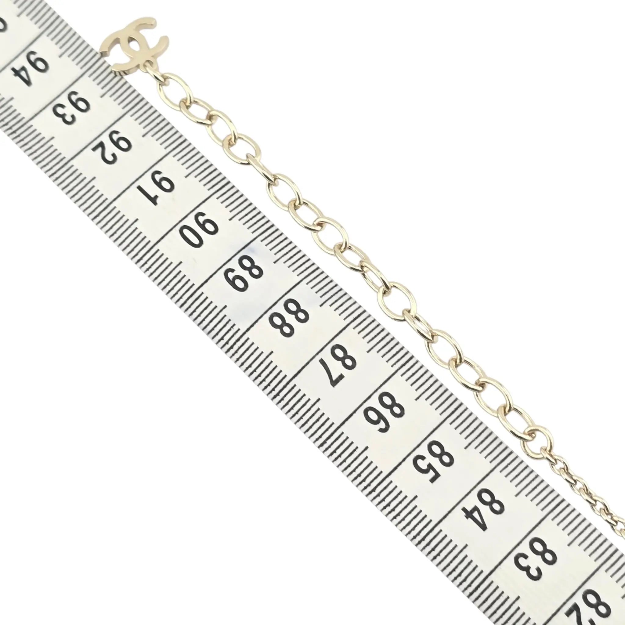 Chanel CC Faux Pearl Metal Long Necklace 2025 CHANEL