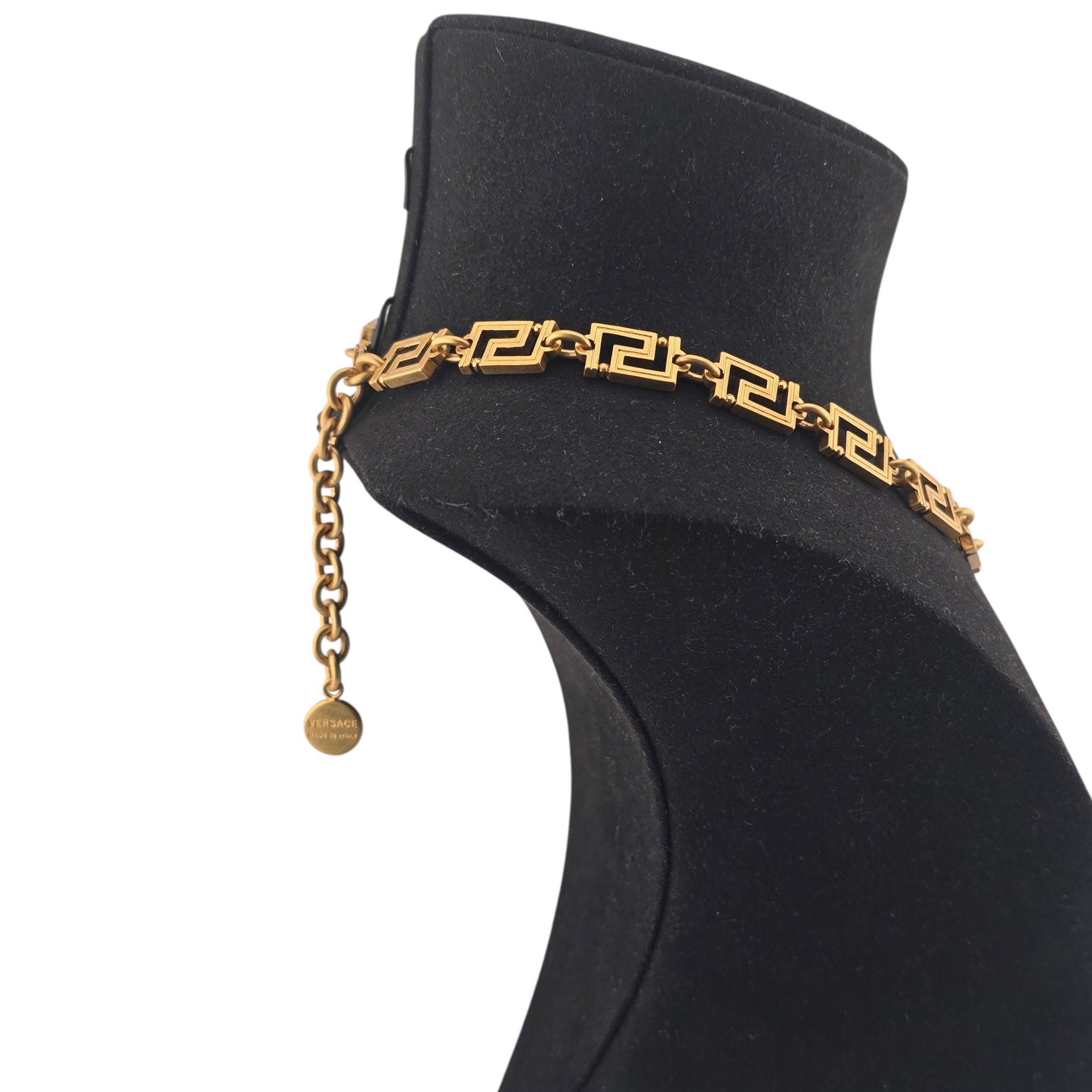 Versace Gold Greca Necklace