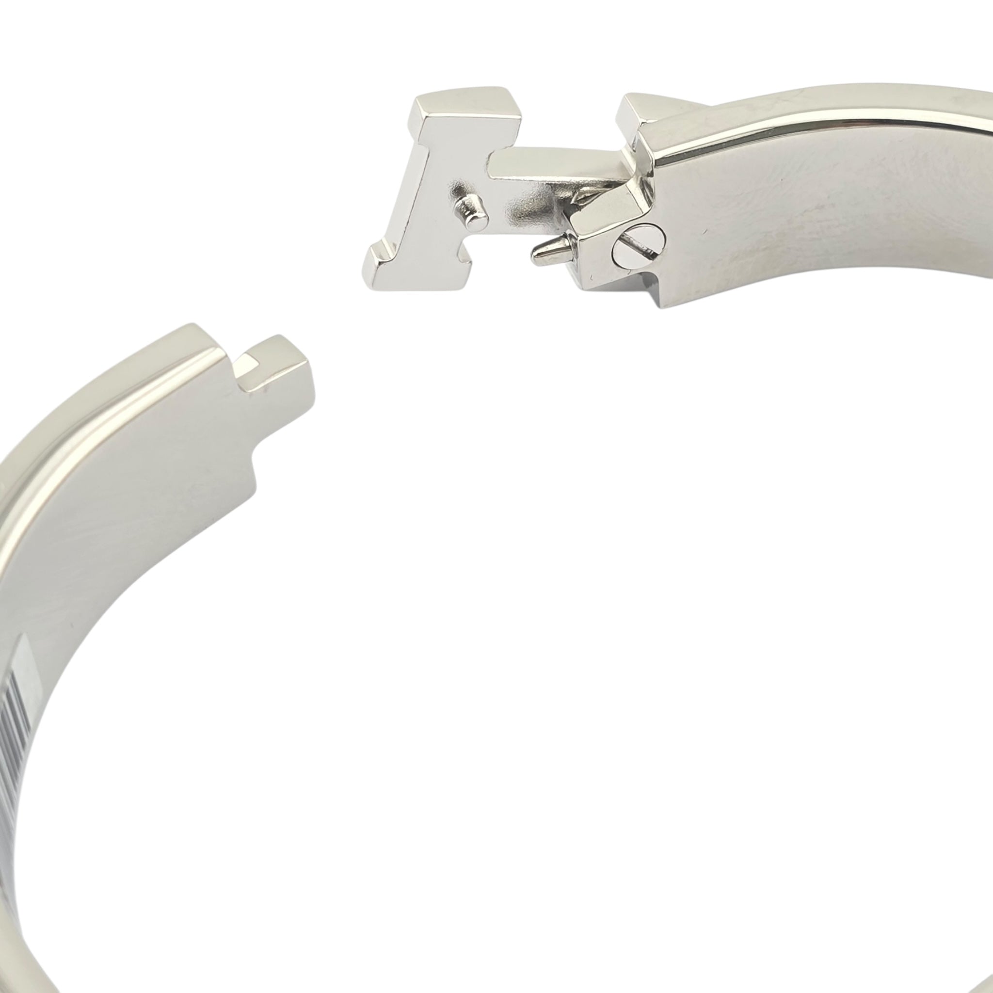 Hermes Clic H Bracelet Baby Blue Palladium GM