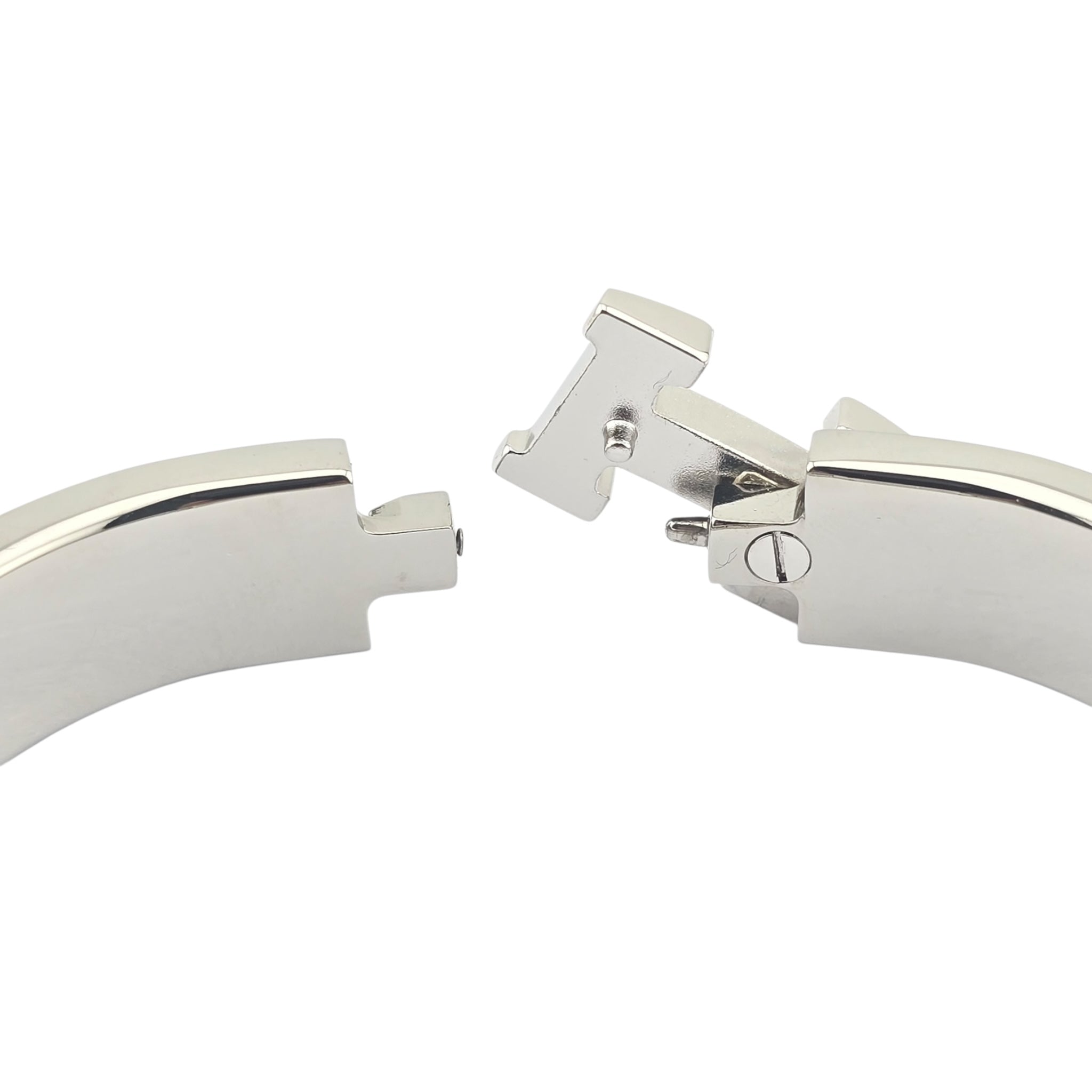 Hermes Clic H Bracelet Pink Palladium GM