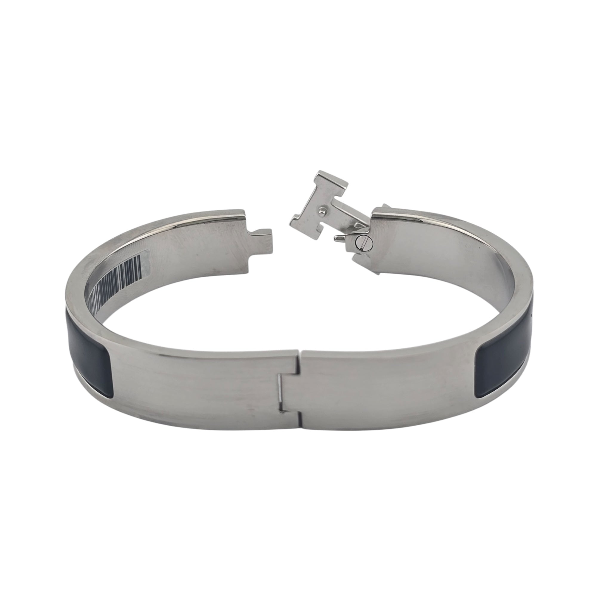 Hermes Clic H Bracelet Black Noir Palladium GM