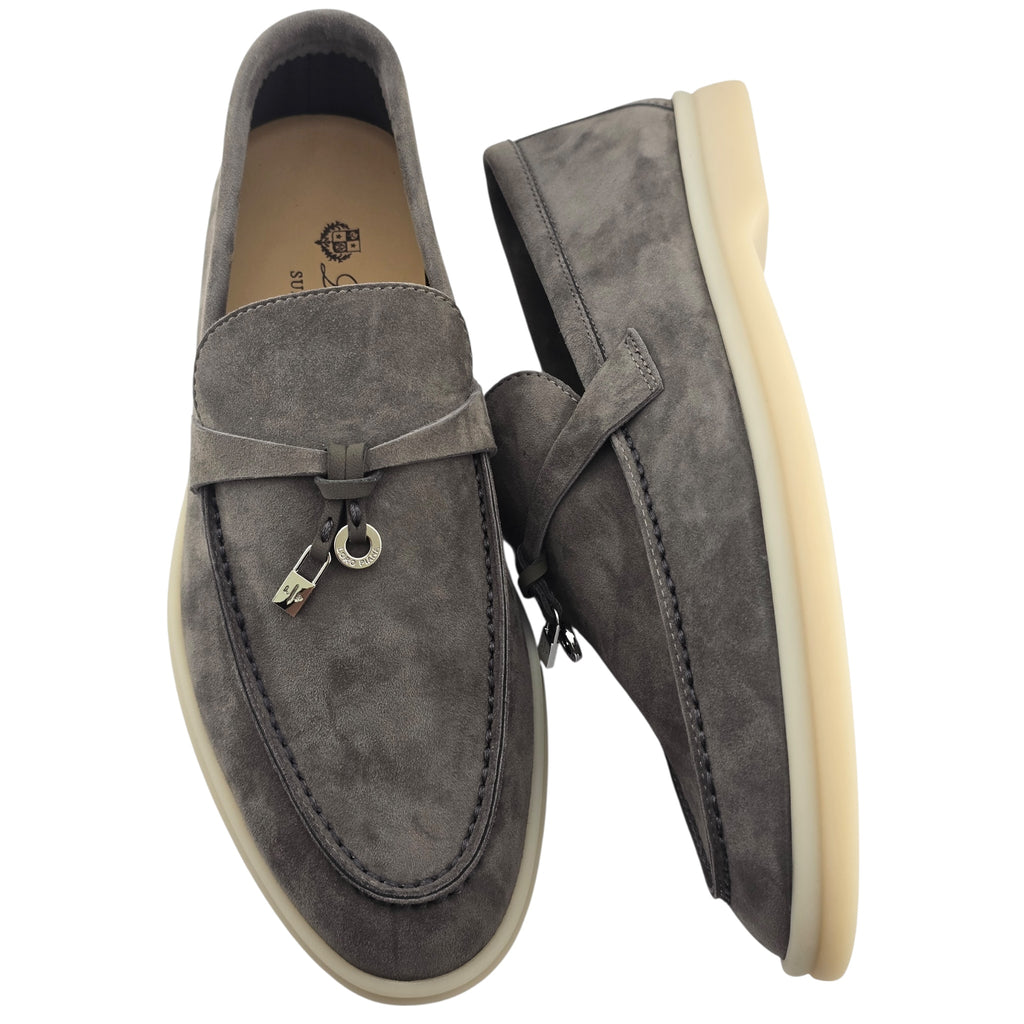 Loro Piana Summer Charms Walk Loafer - Rain Drops - 38