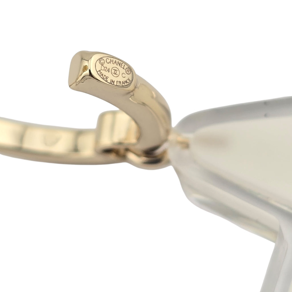 Chanel CC Resin Star Earrings 2024