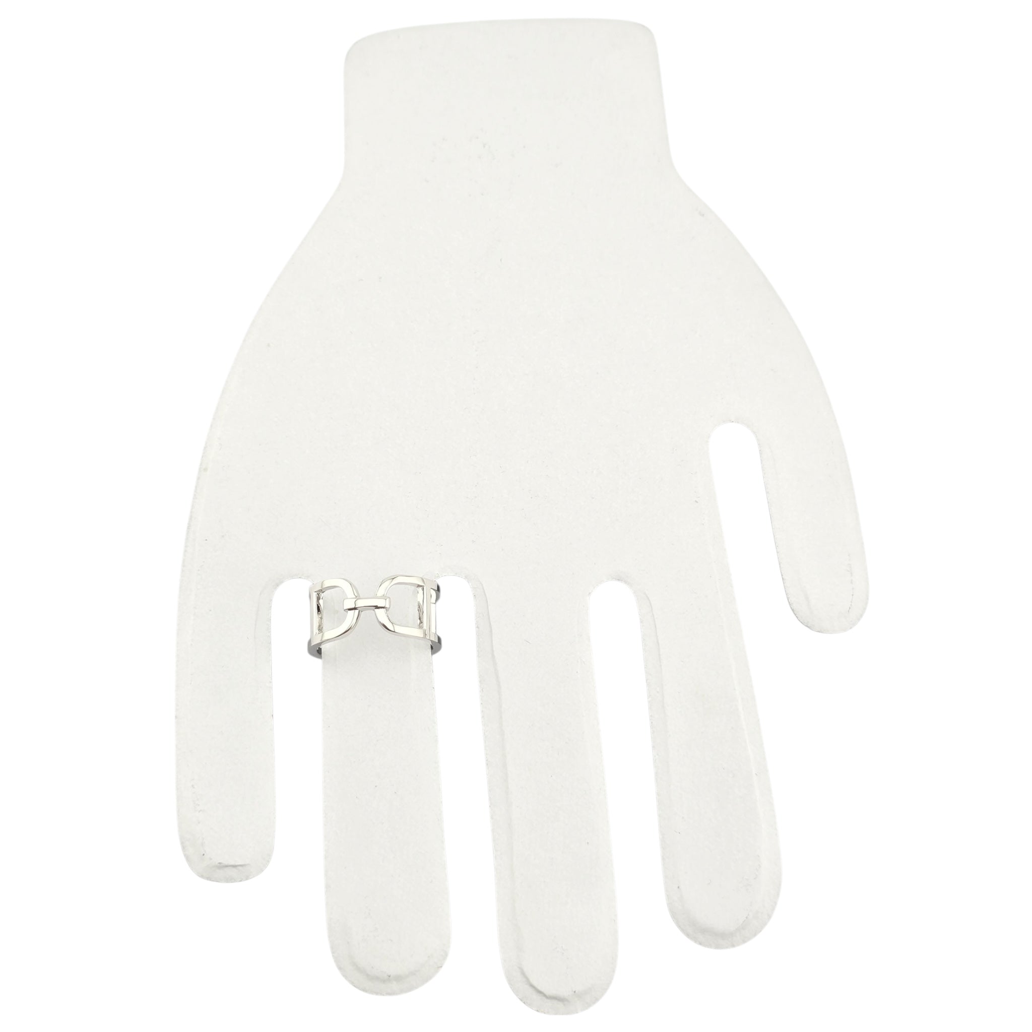 Hermes Ever Chaine d'ancre Silver Ring