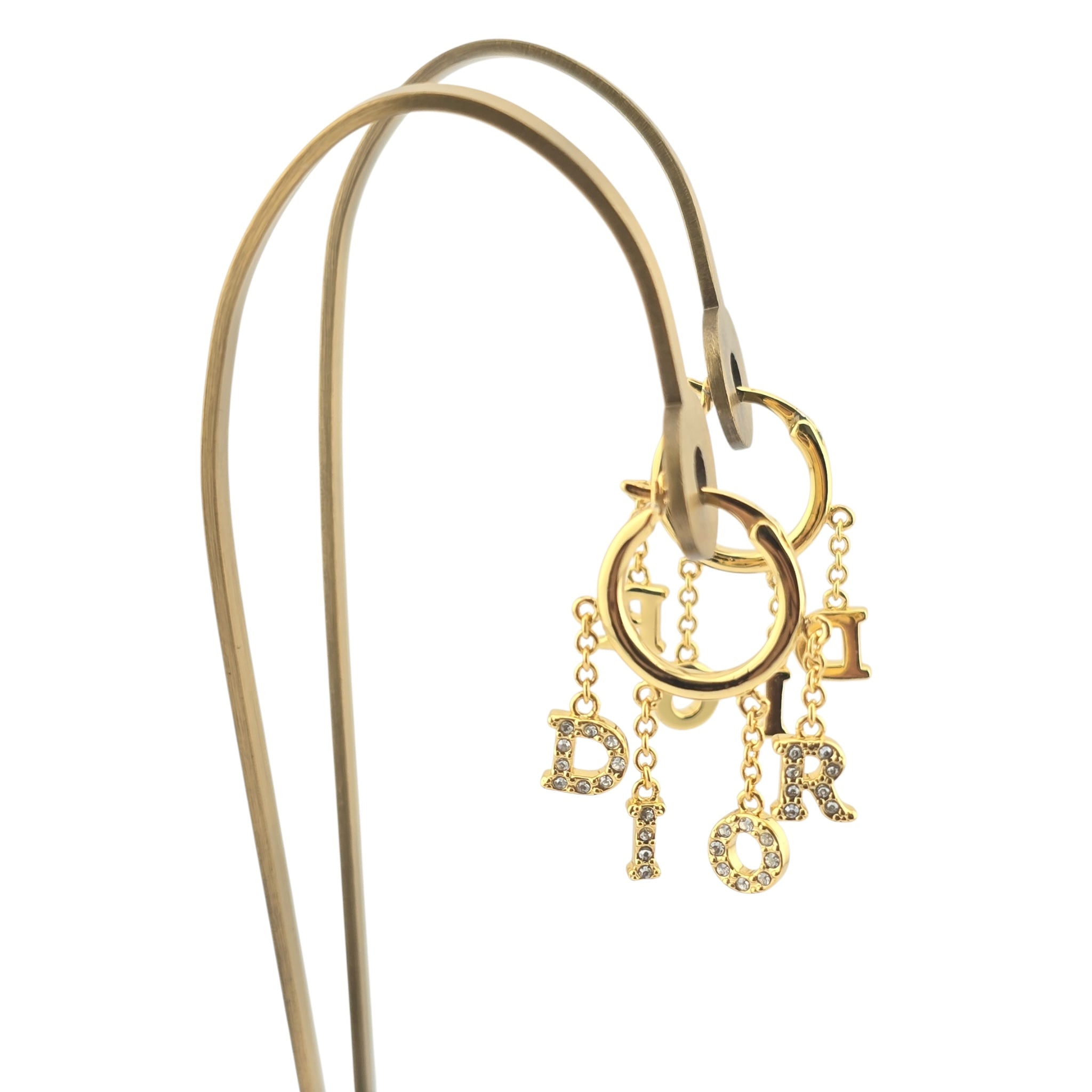 Christian Dior Dio(r)Evolution Gold Hoop Earrings DIOR