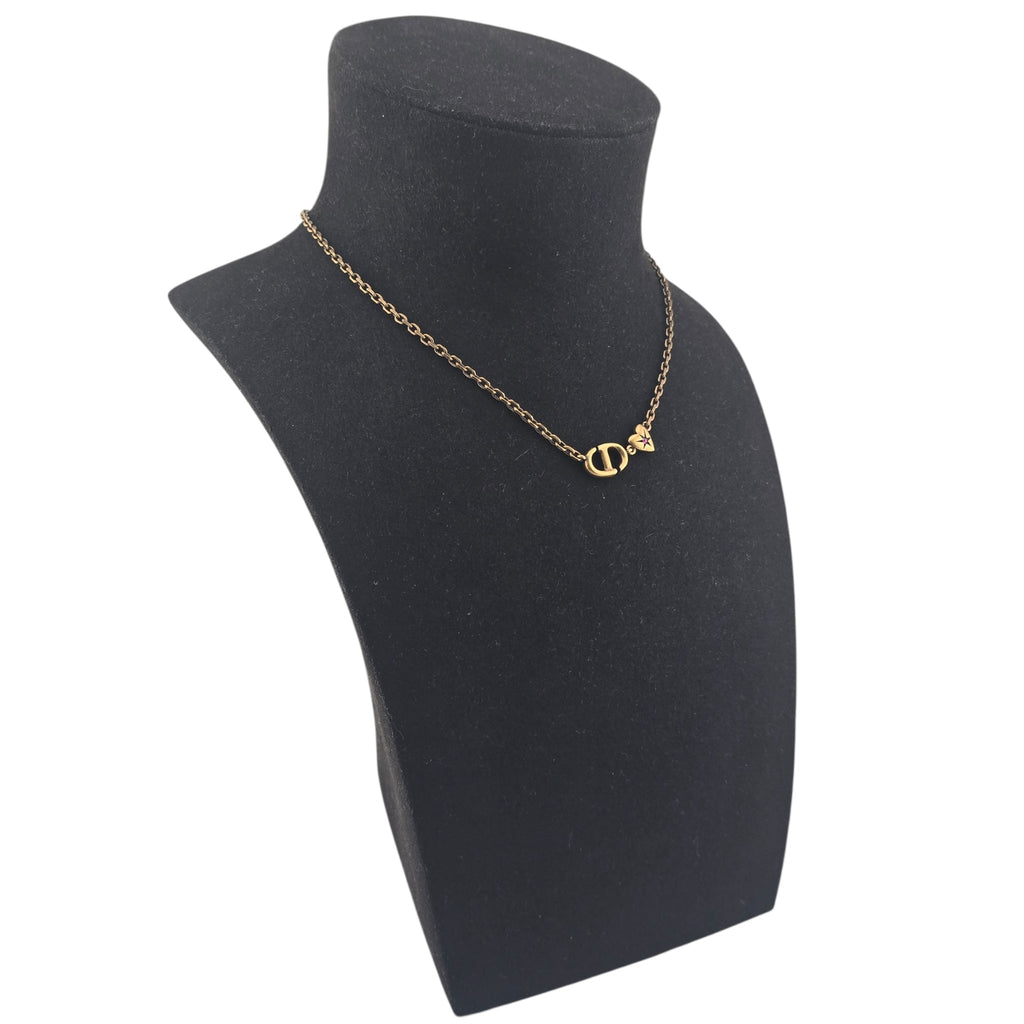 Christian Dior Lucky Charms Heart Necklace DIOR