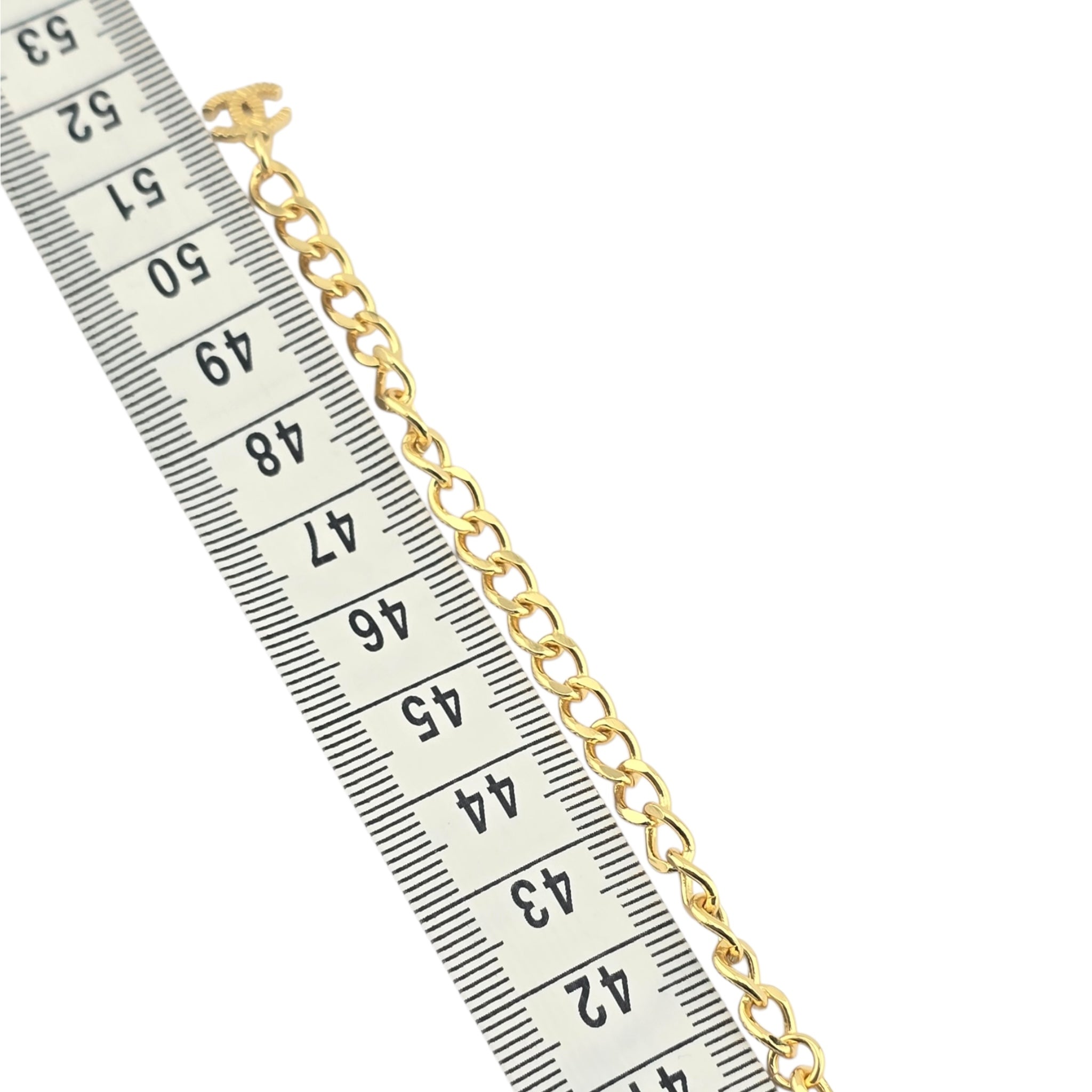 Chanel CC Gold Pendant Necklace 2025 CHANEL