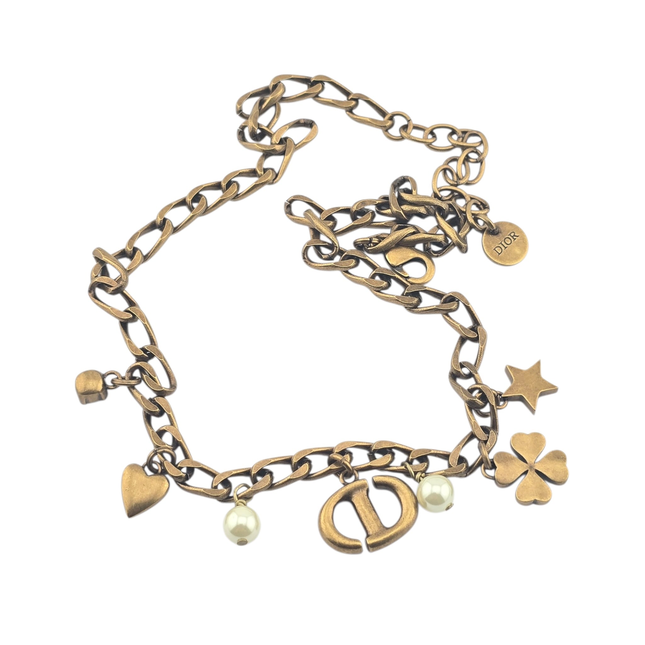 Christian Dior CD Lucky Charms Necklace DIOR