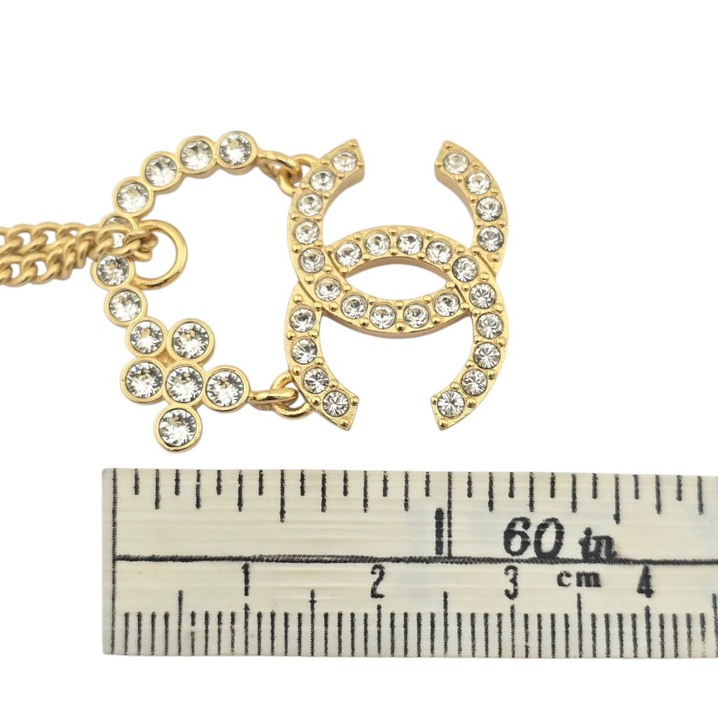Chanel CC Gold Pendant Necklace 2023 CHANEL