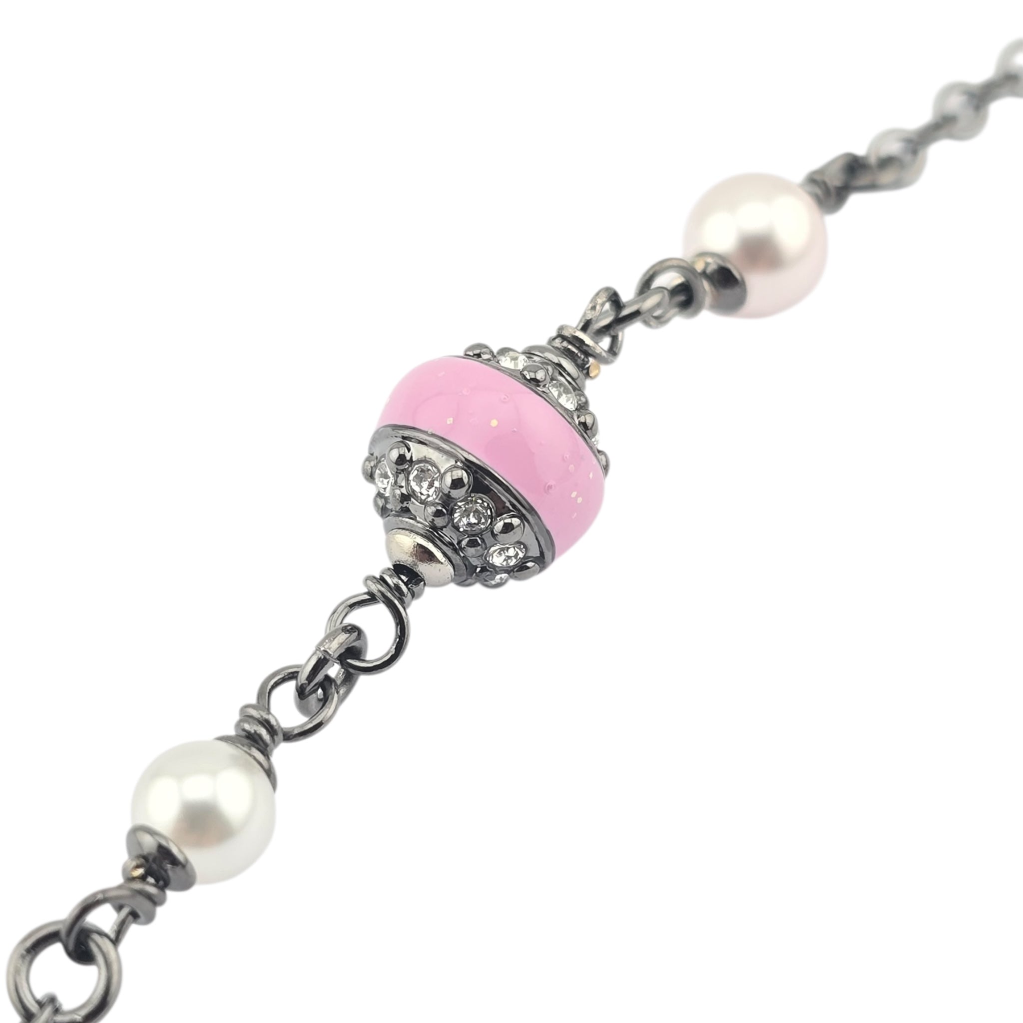 Chanel CC Ruthenium Pink Long Necklace 2025 CHANEL