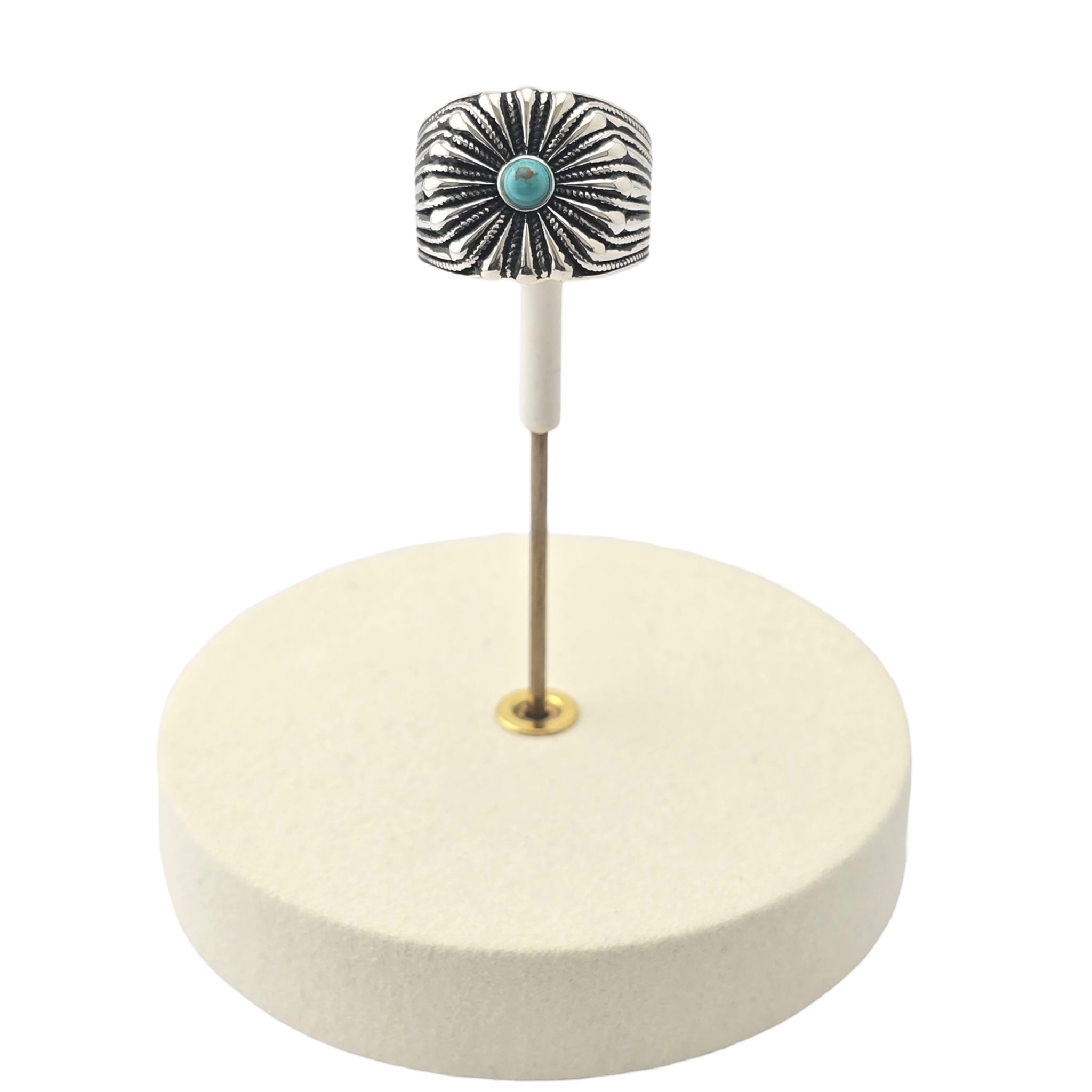 GUCCI Interlocking G Flower Sterling Silver Ring GUCCI