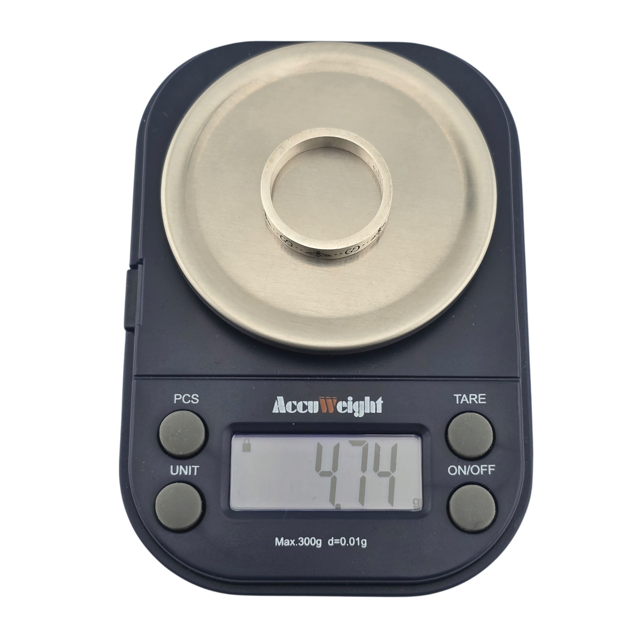 GUCCI GG Bee Motif Sterling Silver Ring GUCCI