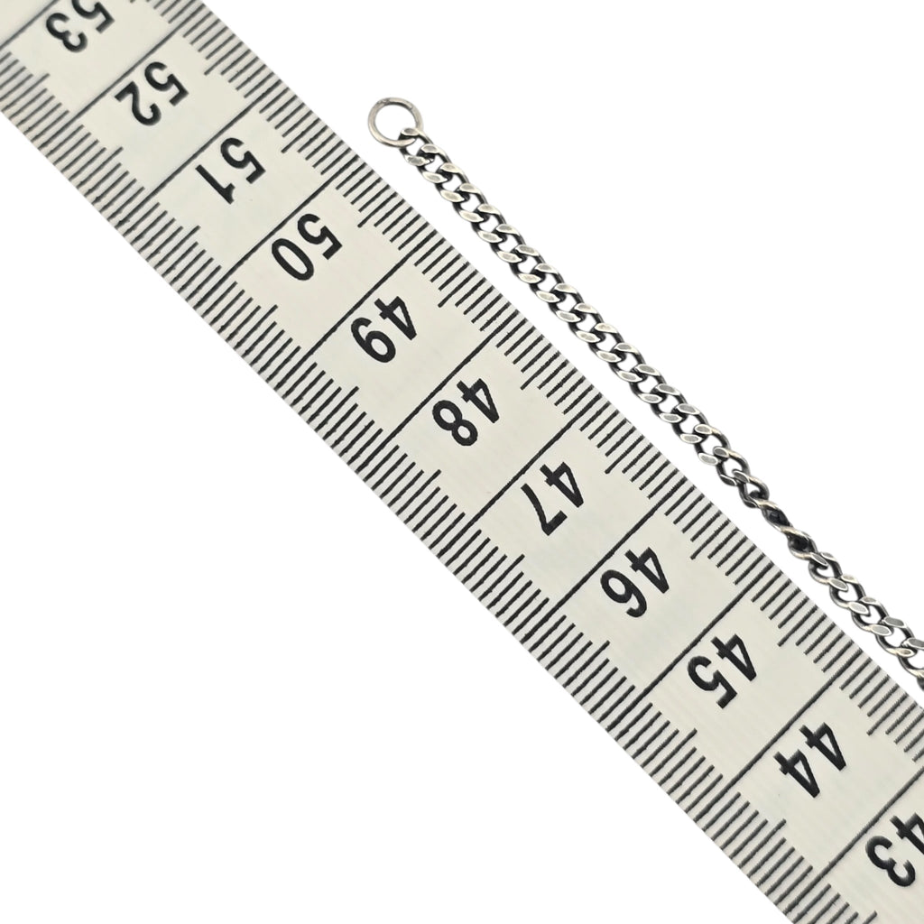 GUCCI GG Interlocking Silver Necklace 50cm GUCCI