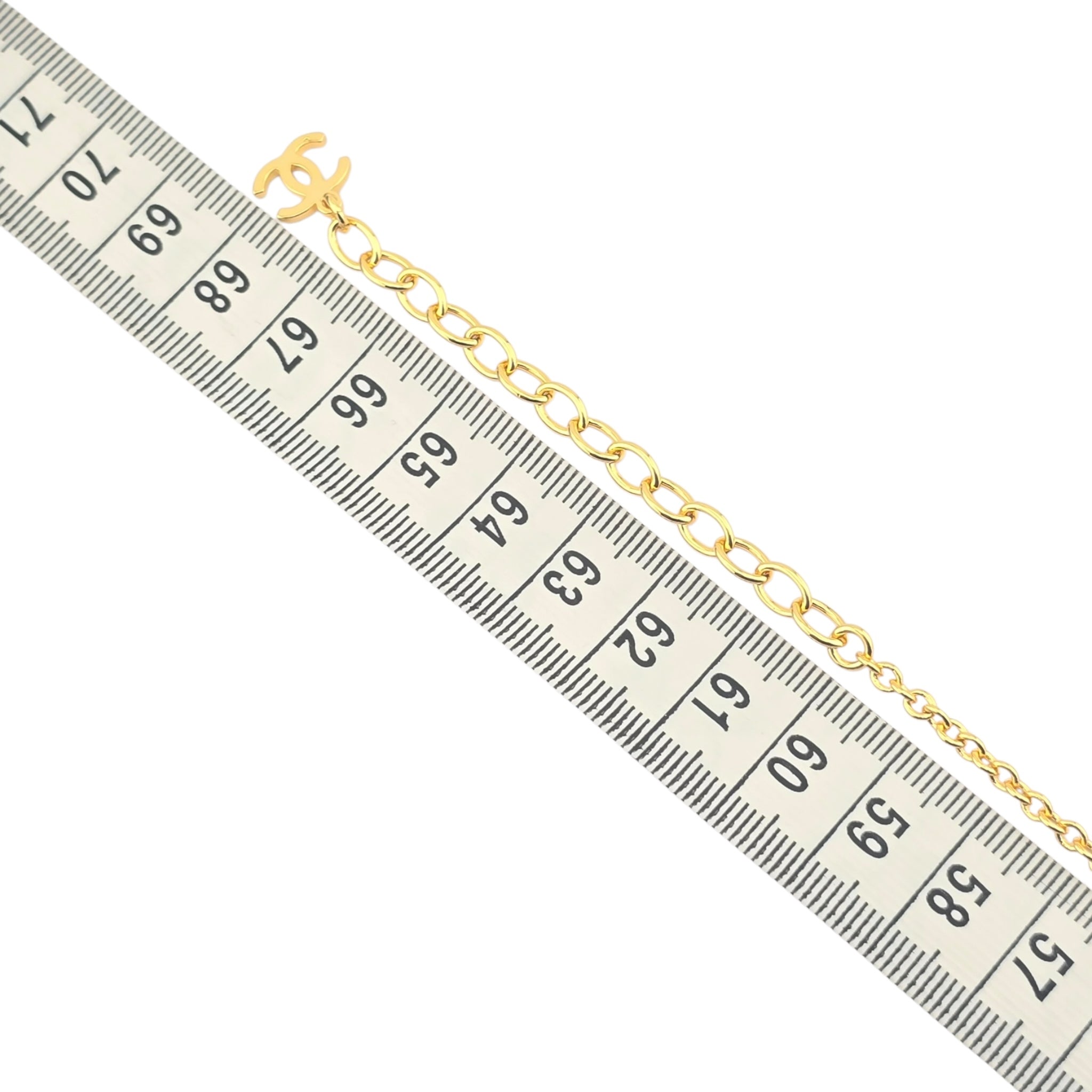 Chanel CC Gold Pencil Pendant Necklace 2025 CHANEL