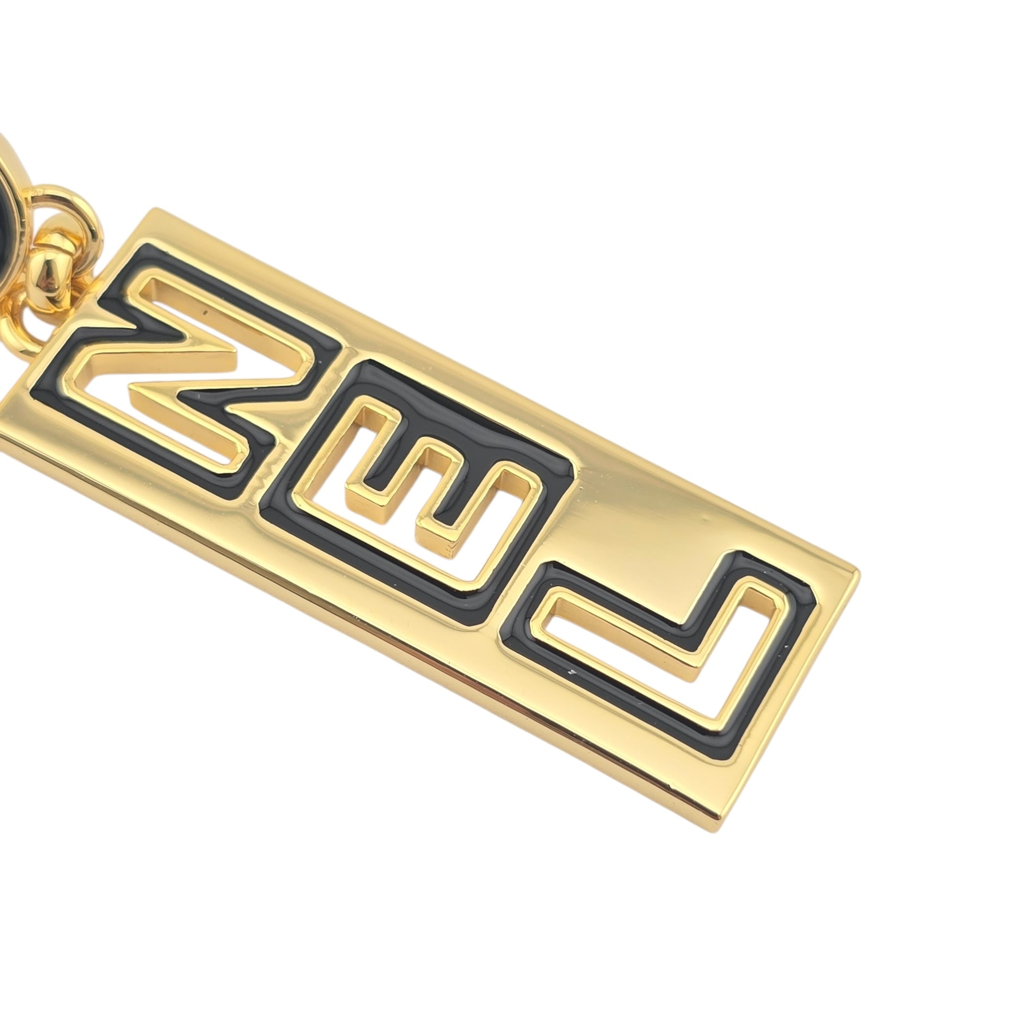 Chanel Metal Enamel Cha-Nel Logo Drop Earrings CHANEL