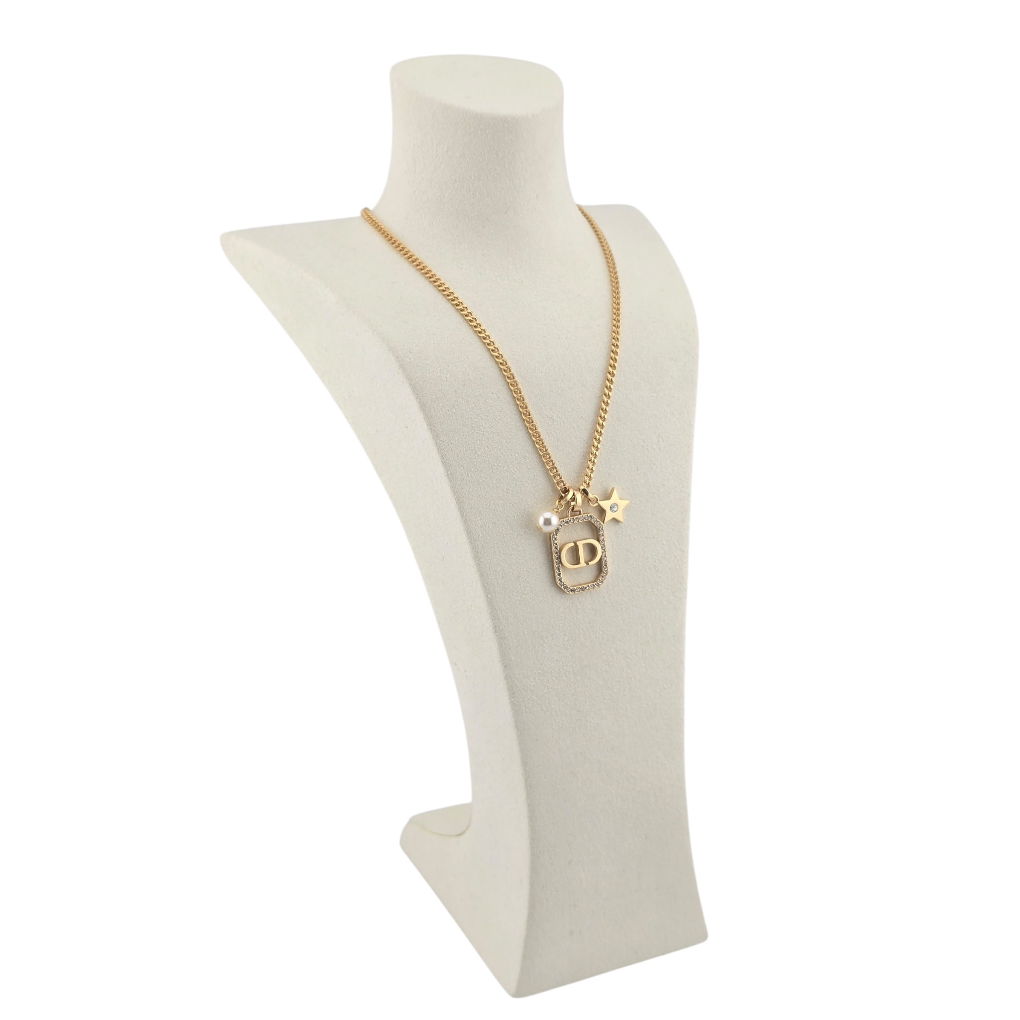 Christian Dior CD Pendant Necklace CHANEL