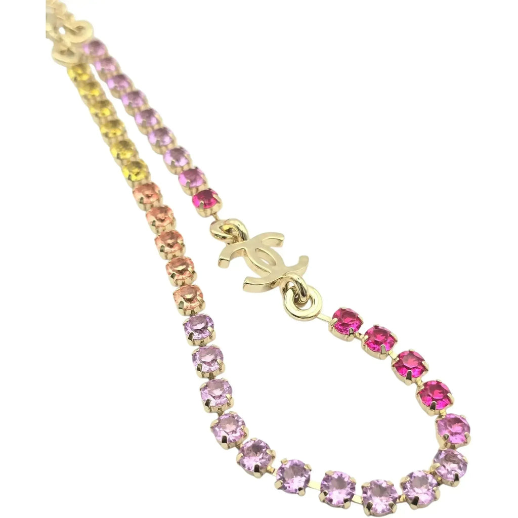 Chanel CC 2024 Choker Necklace Multicoloured CHANEL