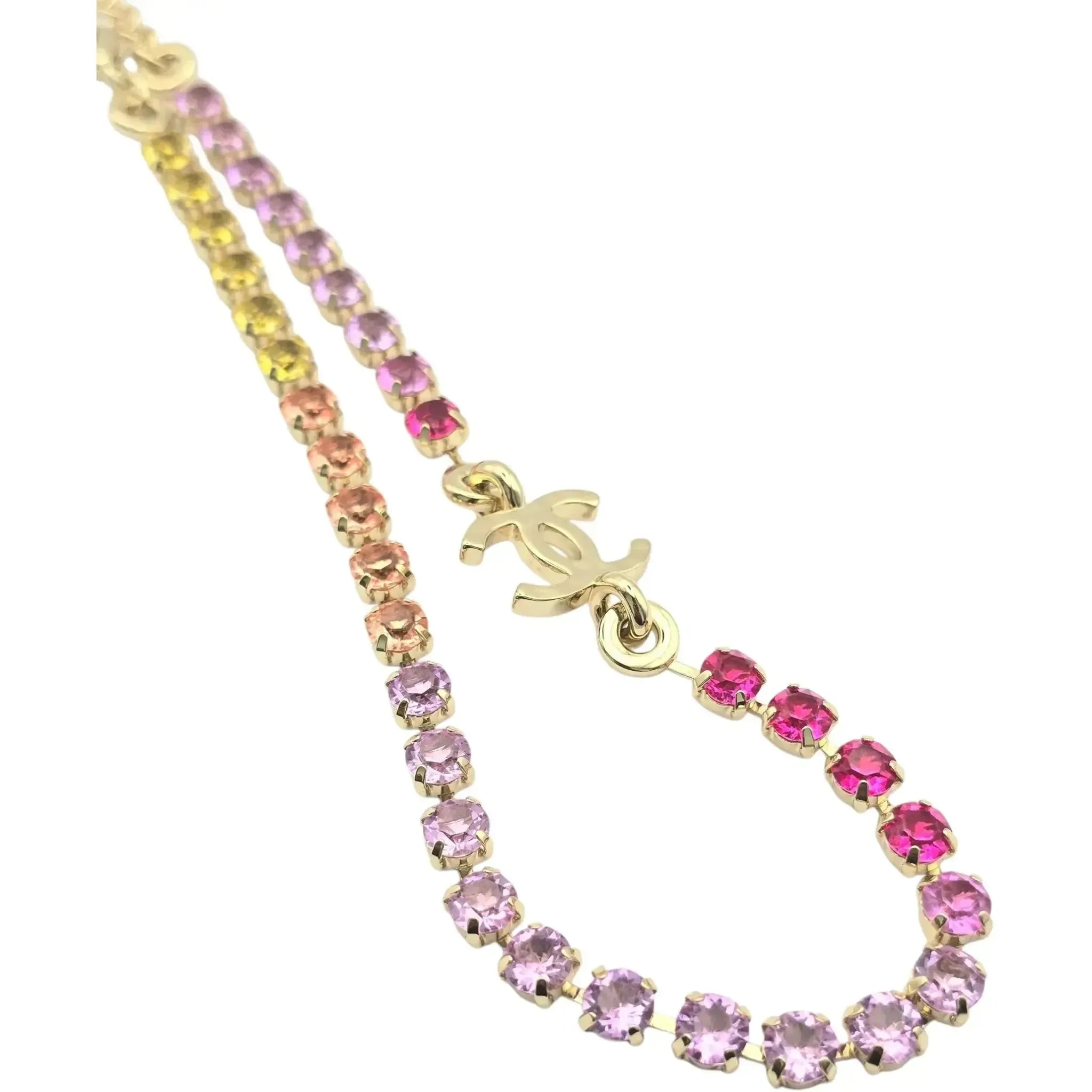Chanel CC 2024 Choker Necklace Multicoloured CHANEL