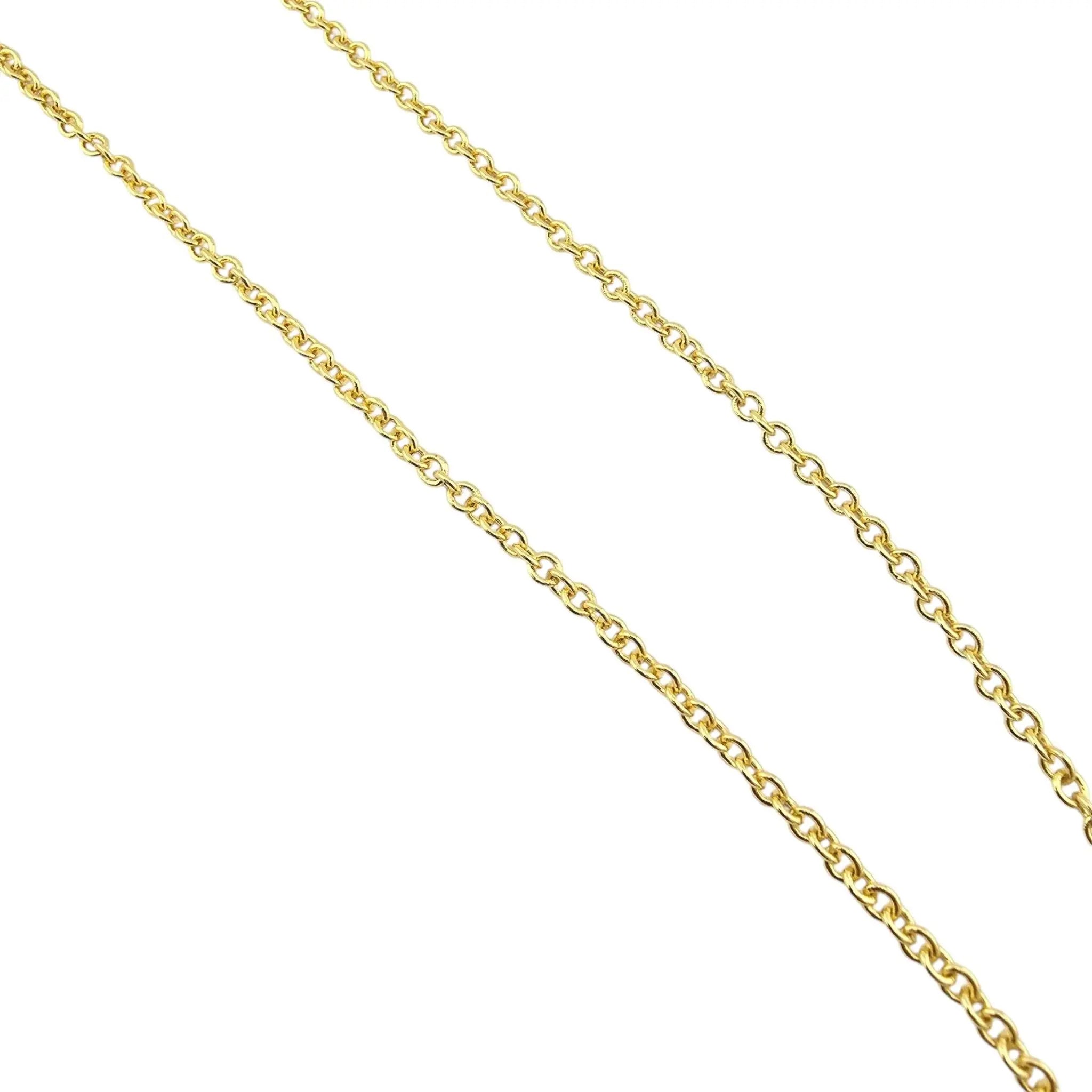 hanel CC Charms Gold Necklace 2023 CHANEL