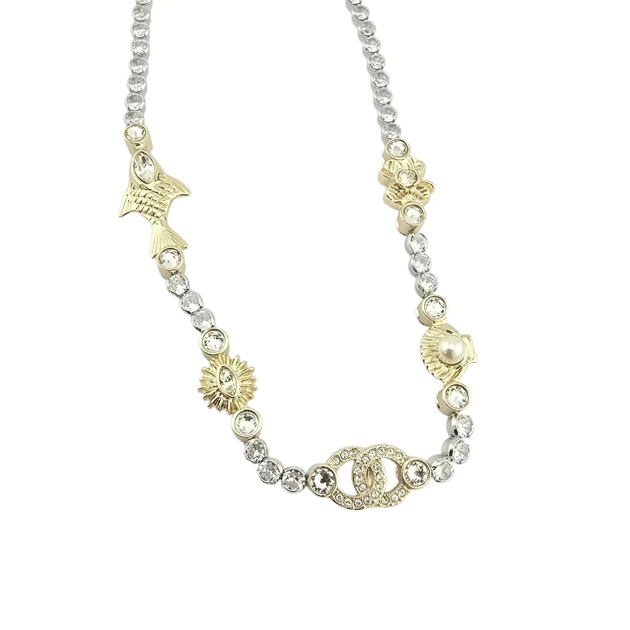 Chanel CC Crystal Charms Choker Necklace 2025 CHANEL