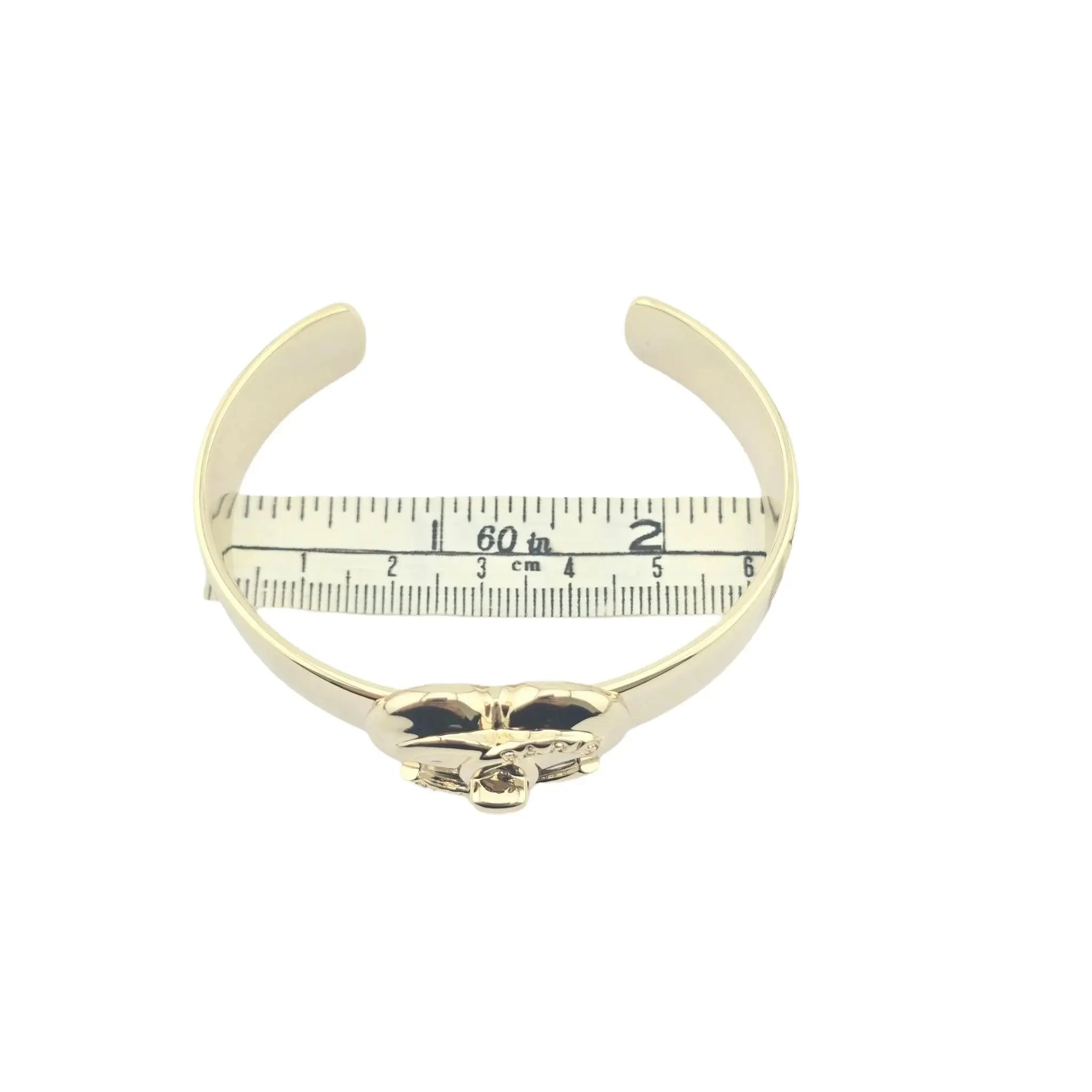 Chanel CC Heart Cuff Bangle 2022 CHANEL