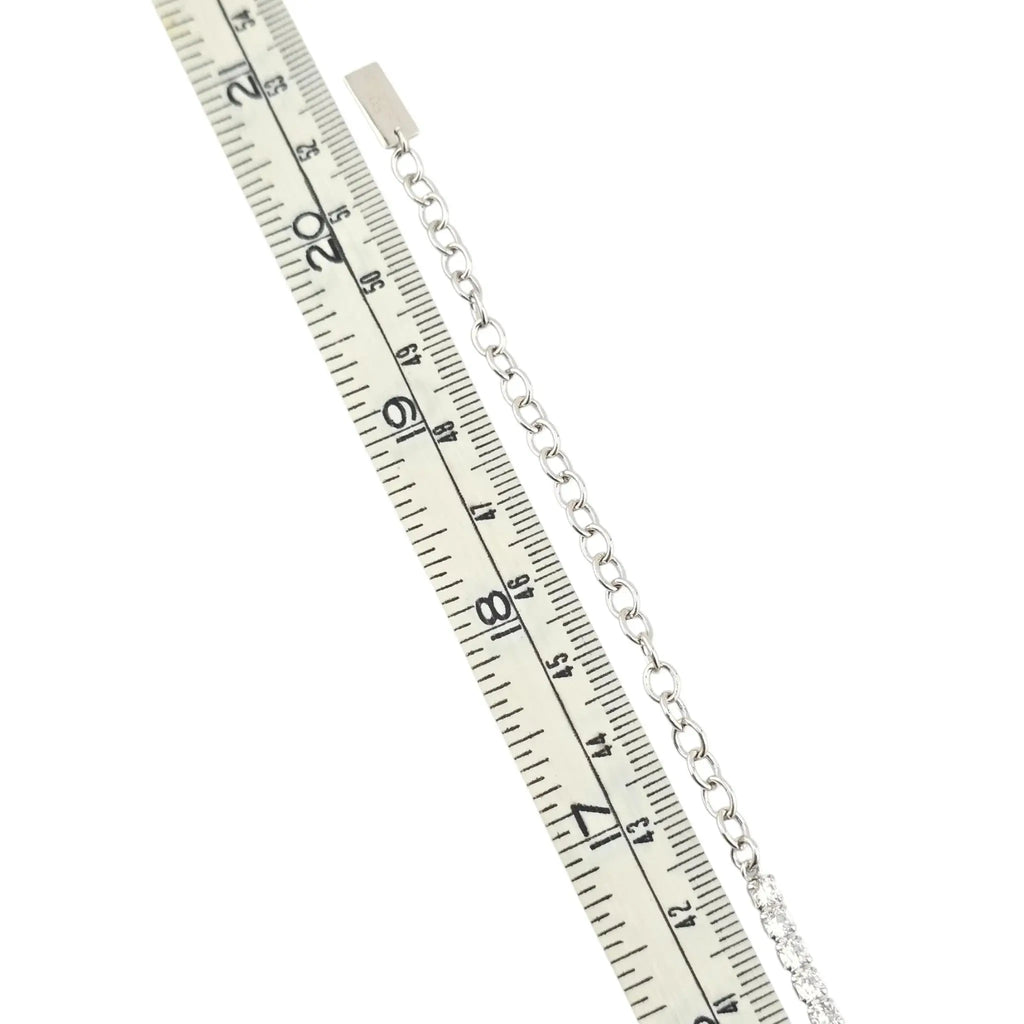 Saint Laurent YSL Crystal Necklace SAINT LAURENT