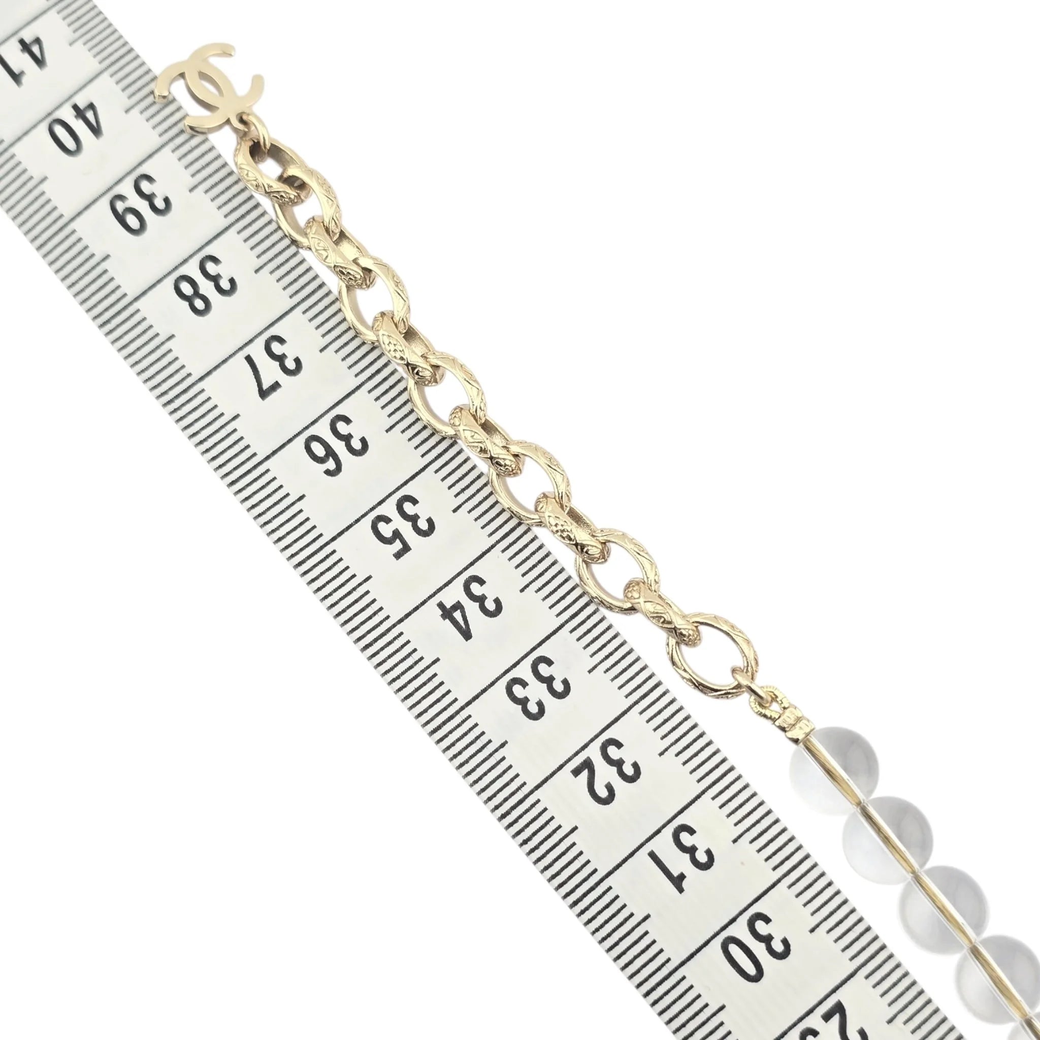 Chanel CC Transparent Resin Choker Necklace 2025 CHANEL