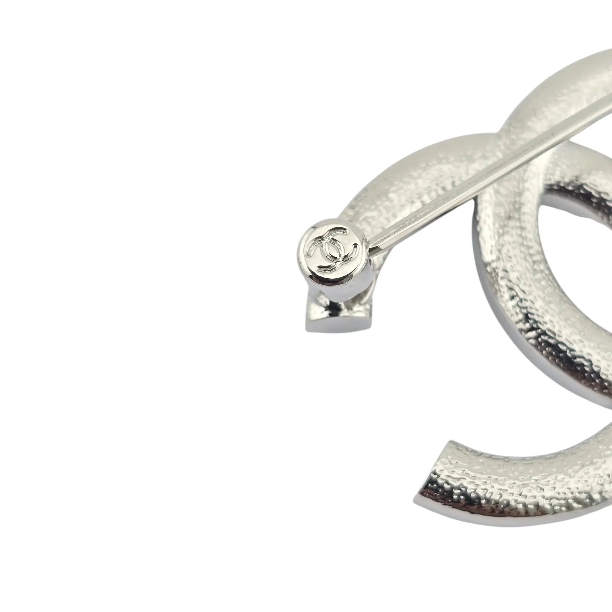 Chanel CC Multi Strand Chain Heart Brooch 2023 CHANEL