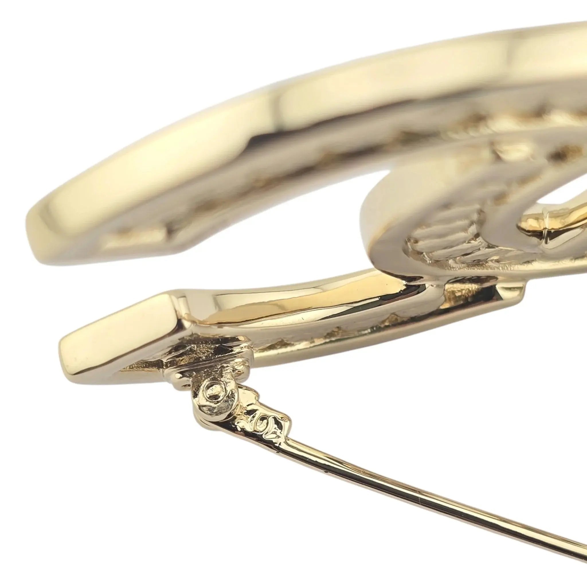 Chanel CC Gold Crystal Brooch B23 CHANEL