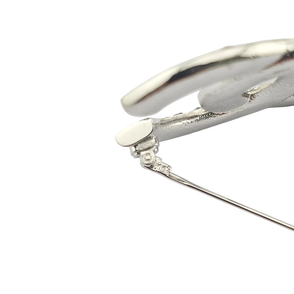 Chanel CC Silver Star Crystal Brooch 2025 CHANEL