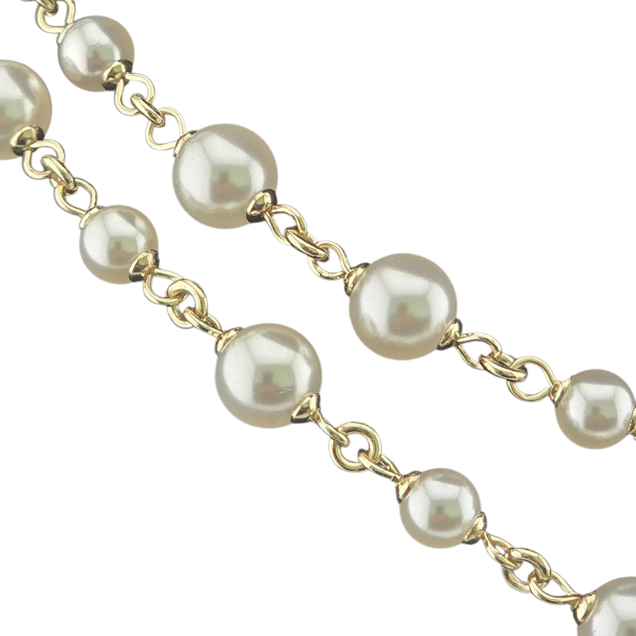 Chanel CC Multicoloured Faux Pearl Necklace 2025 CHANEL