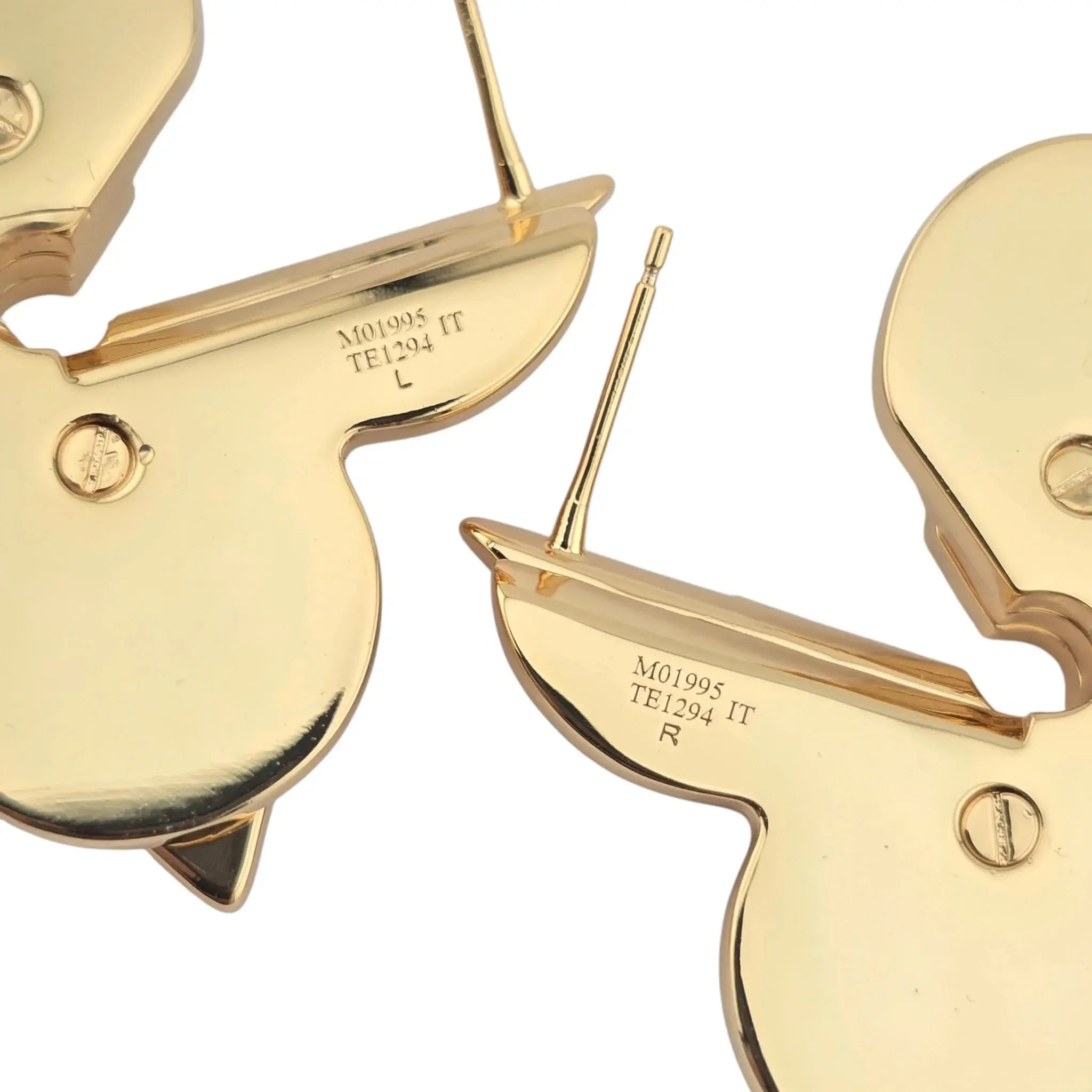 Louis Vuitton LV Medaillon Gold Earrings LOUIS VUITTON