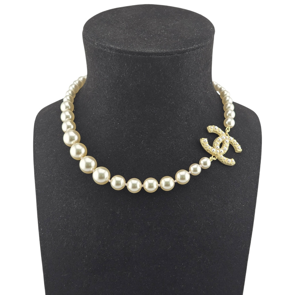 Chanel CC Faux Pearl 100 Anniversary Necklace 2021 CHANEL