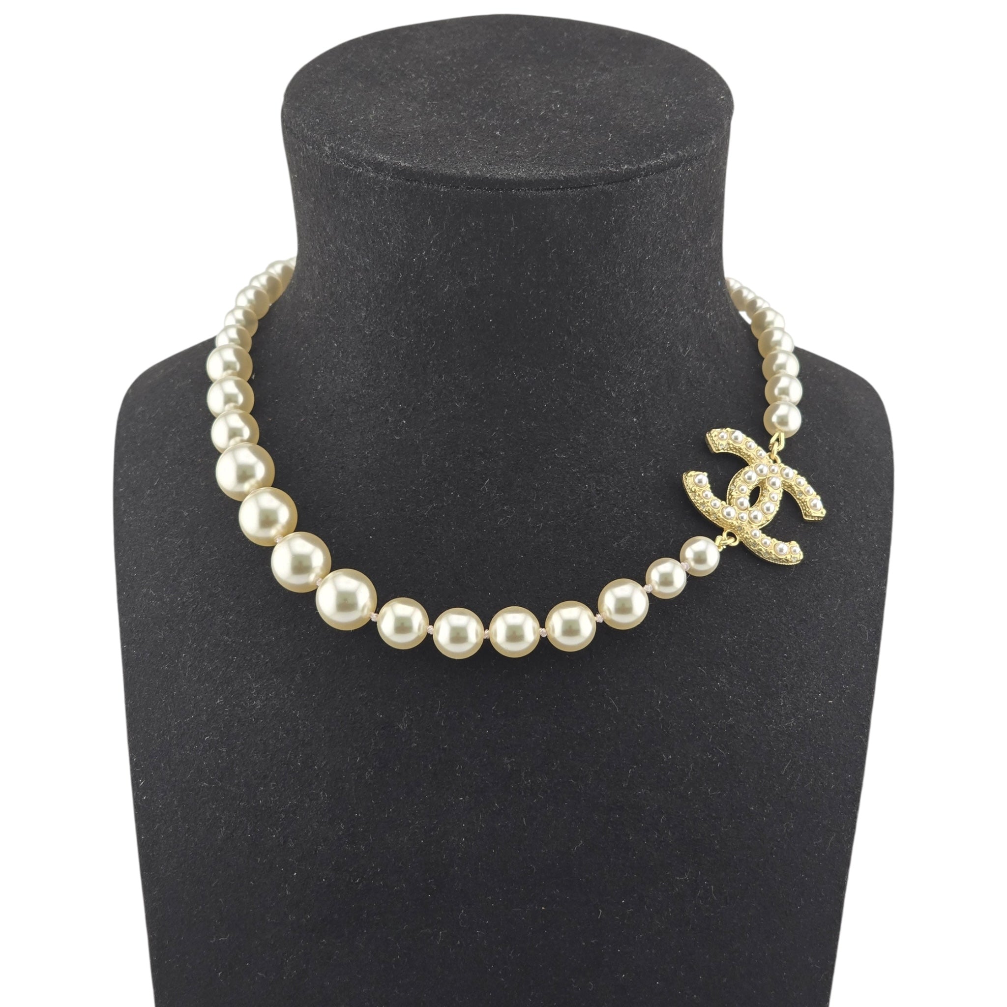 Chanel CC Faux Pearl 100 Anniversary Necklace 2021 CHANEL